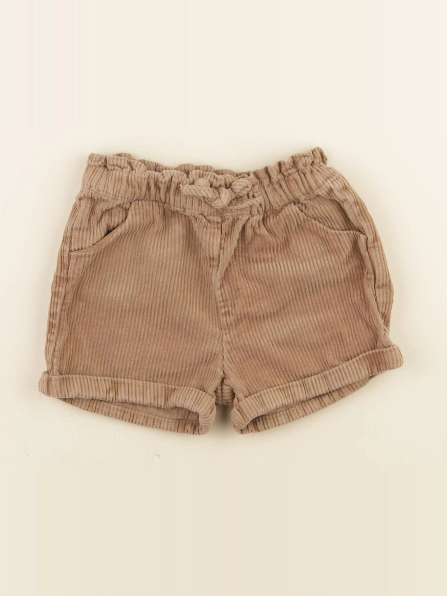 Vertbaudet - short marron - 18 mois