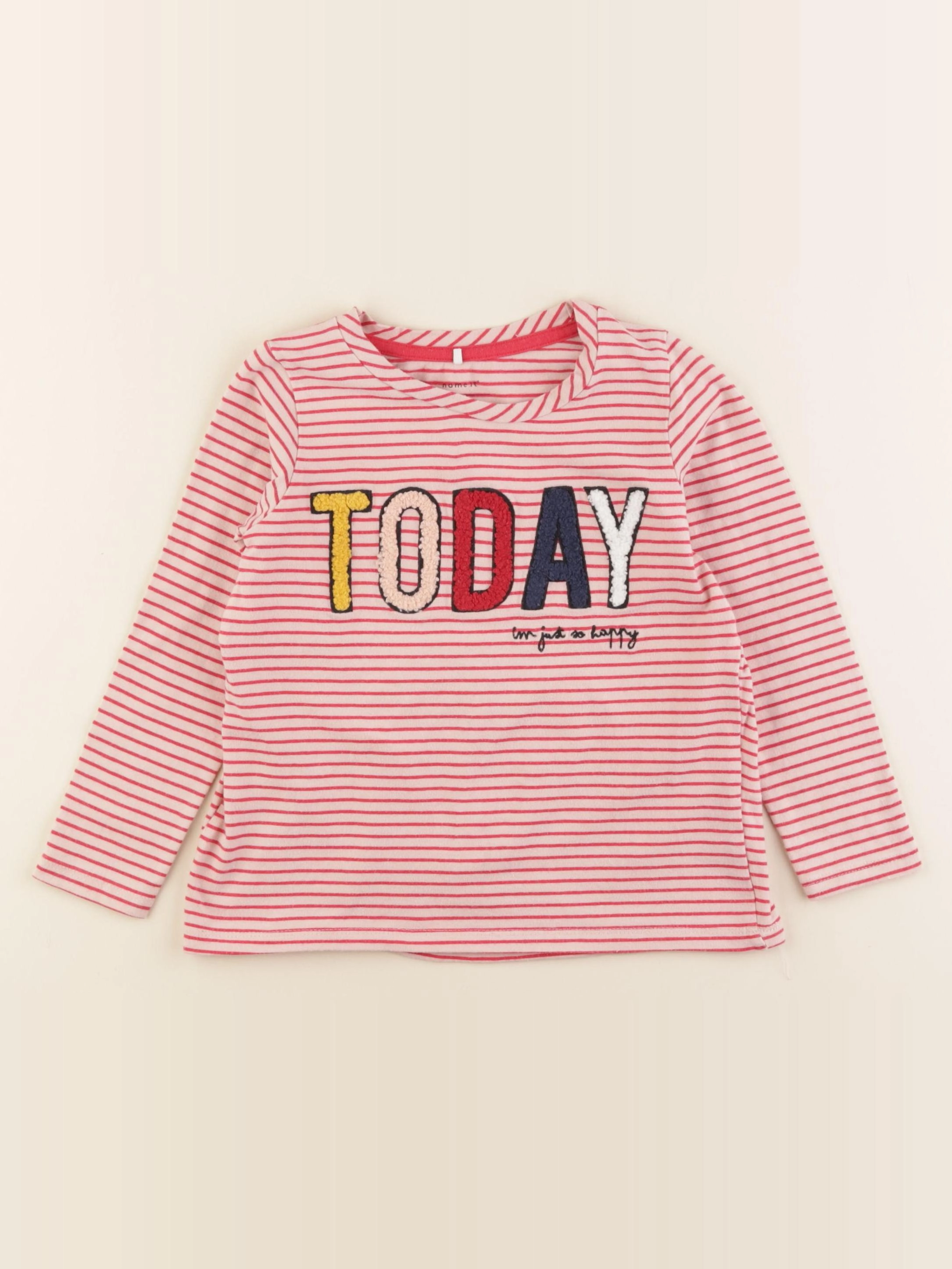 Name it - tee-shirt rose - 4 ans