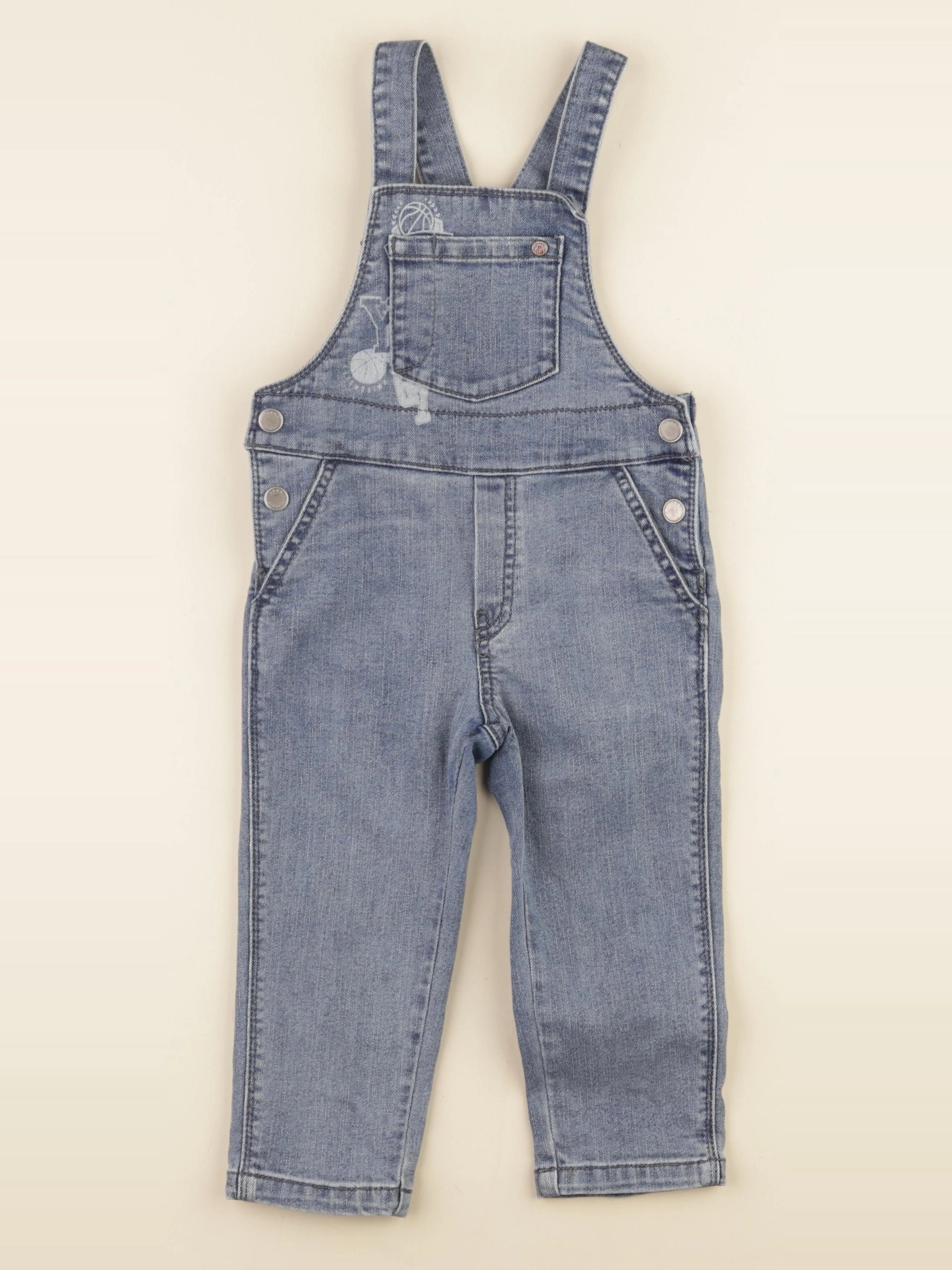 IKKS - salopette bleu - 2 ans