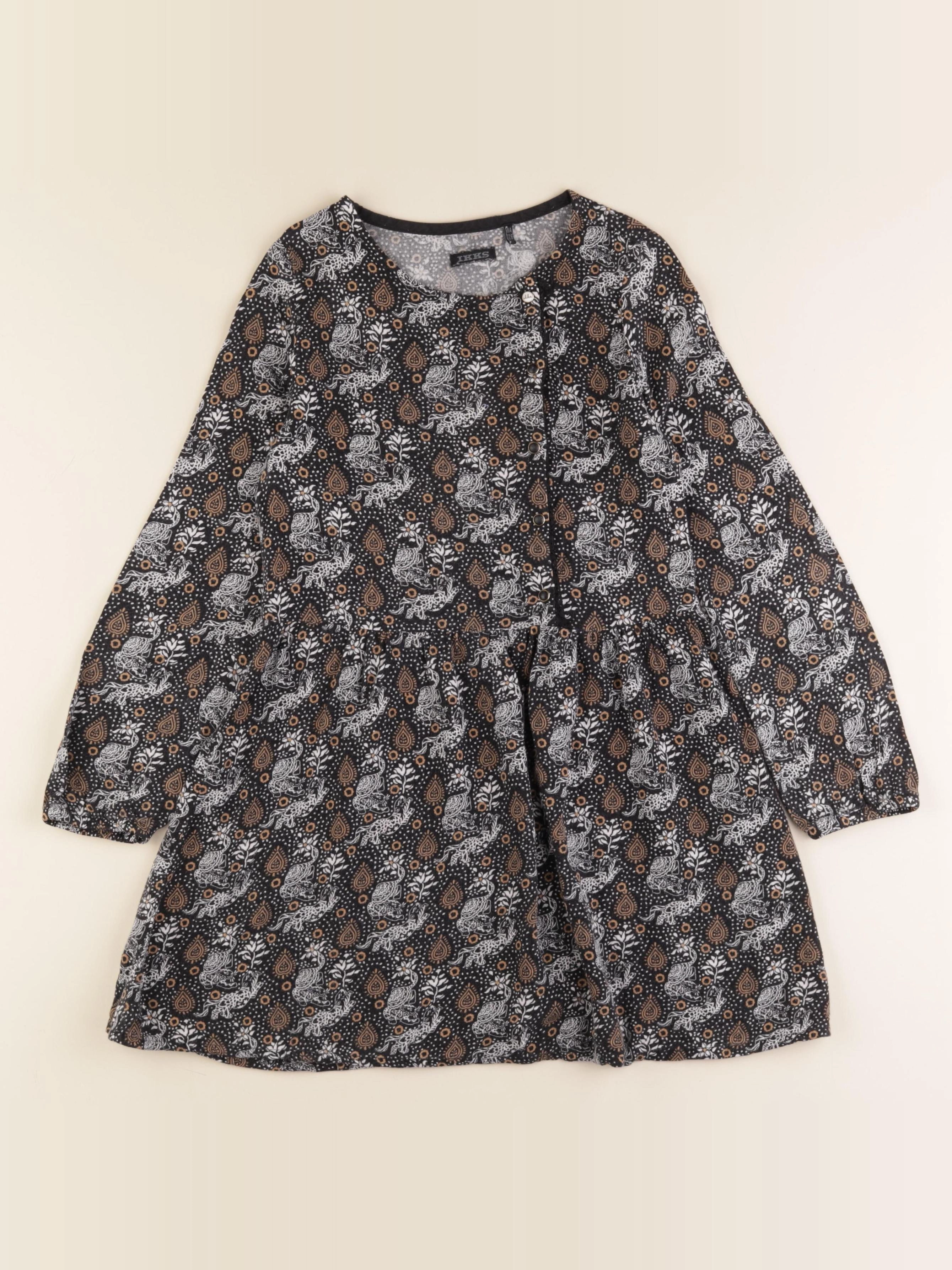 IKKS - robe noir - 8 ans