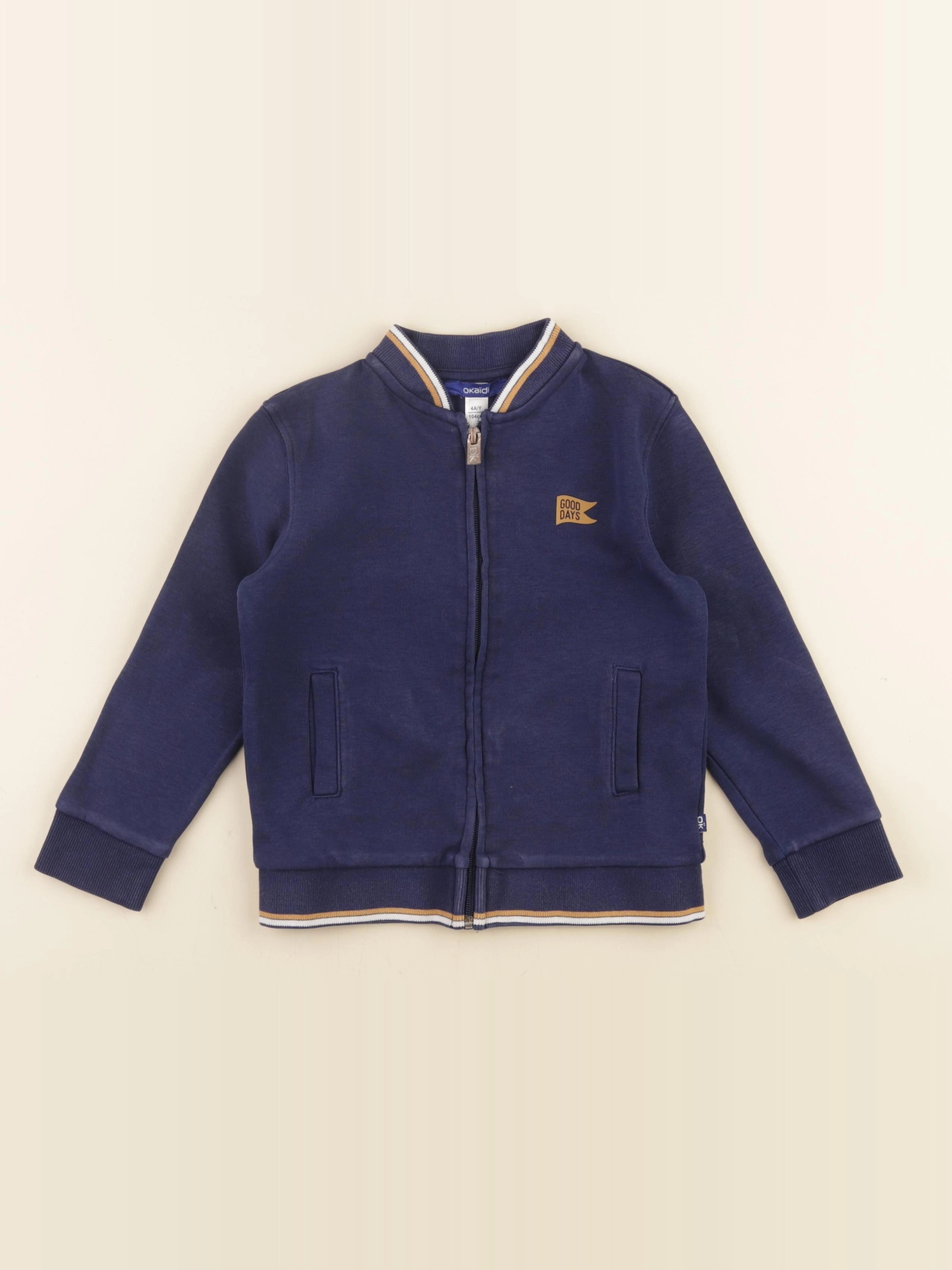 Okaidi - sweat bleu - 4 ans