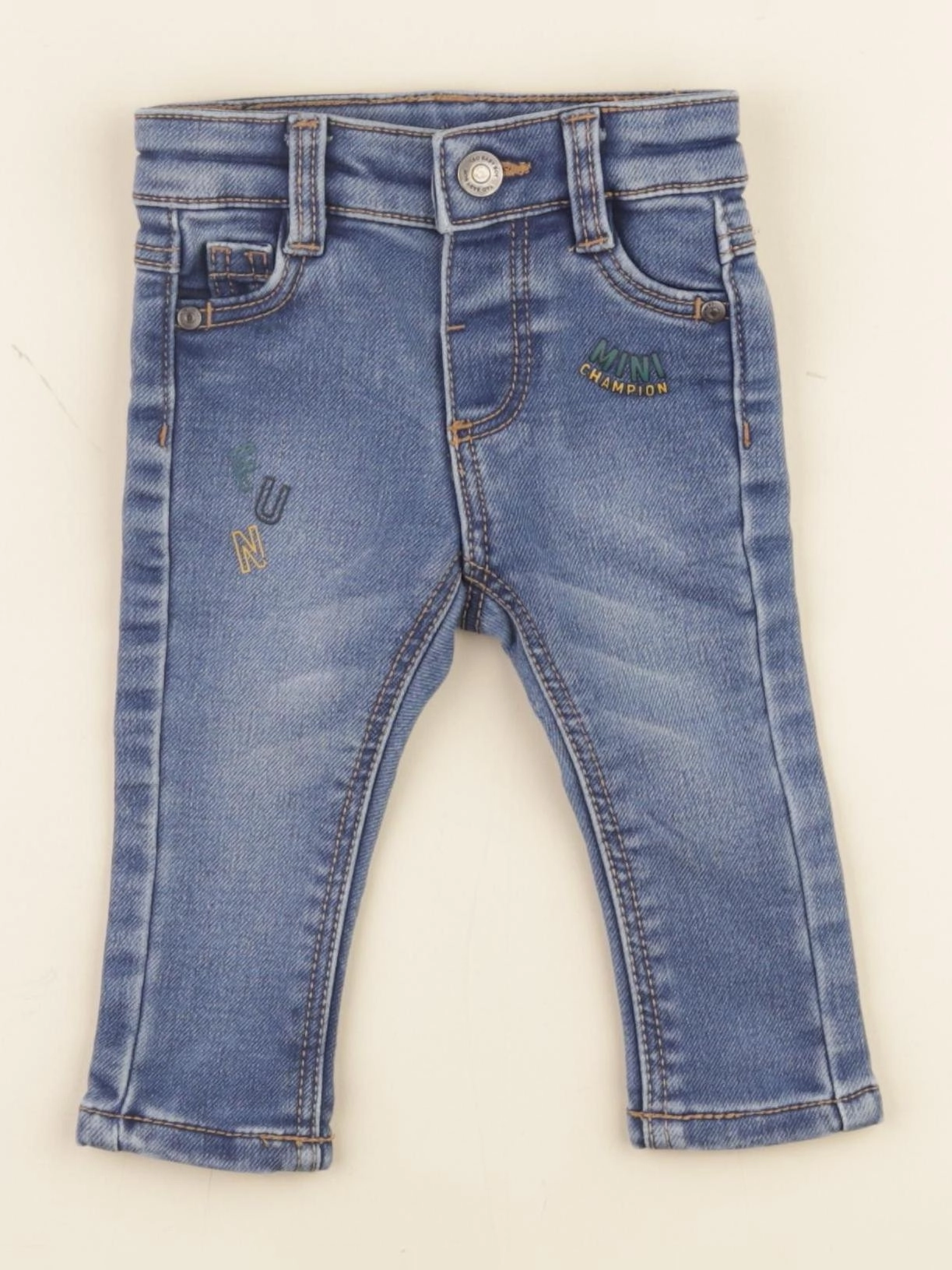 Tape à l'oeil - jean bleu - 3 mois