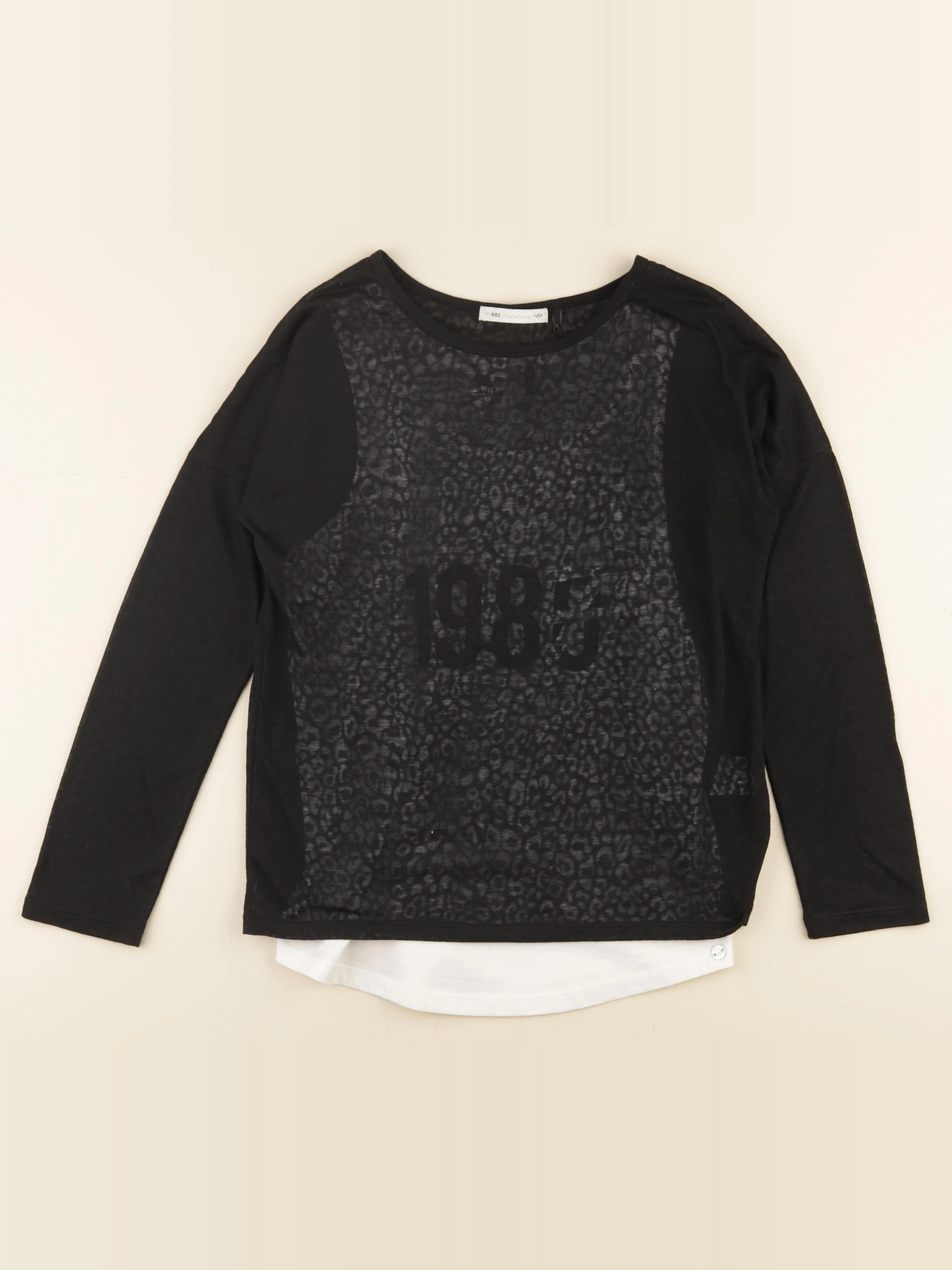 IKKS - tee-shirt noir - 14 ans