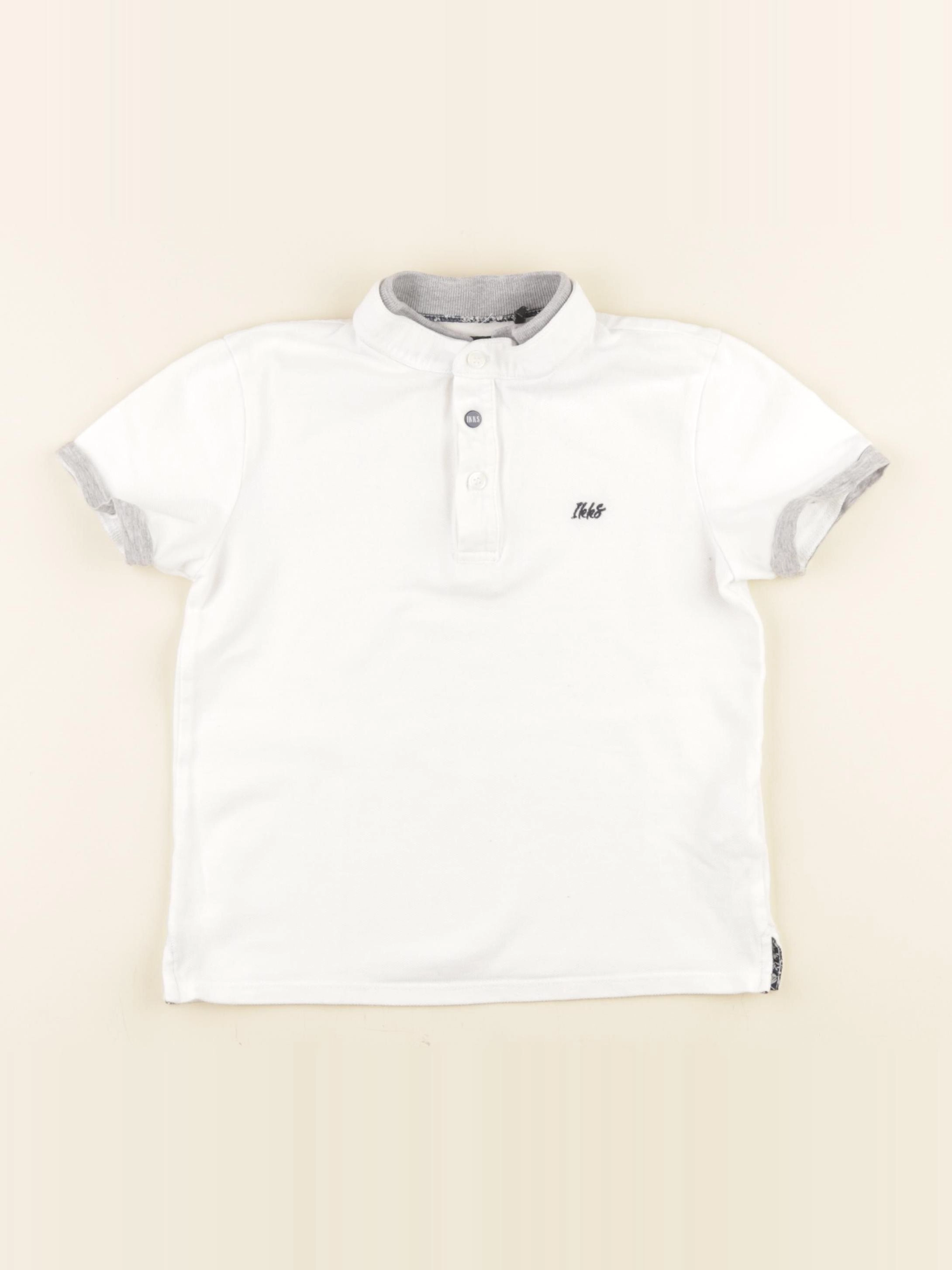 IKKS - polo blanc - 6 ans