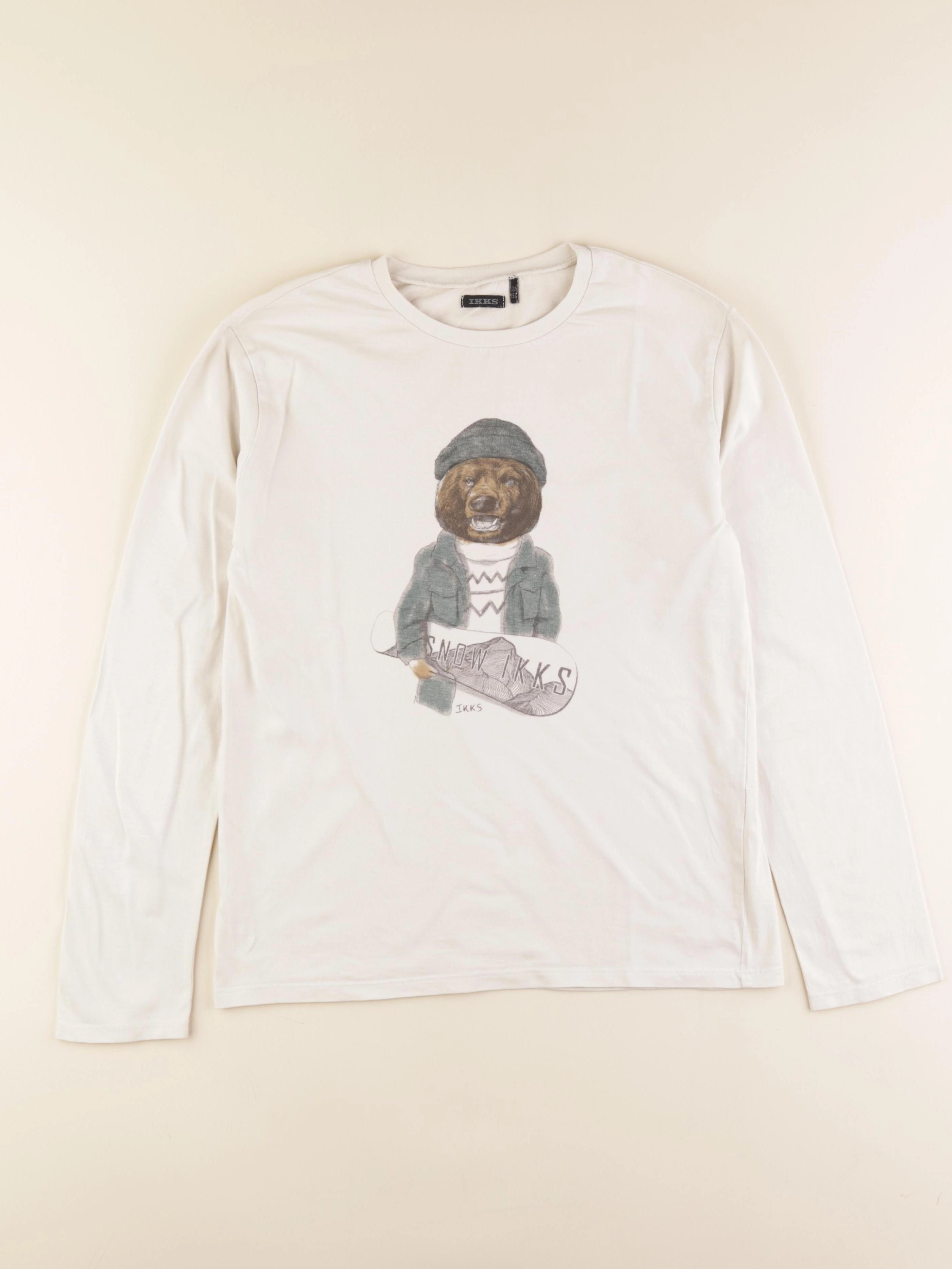 IKKS - tee-shirt blanc - 12 ans