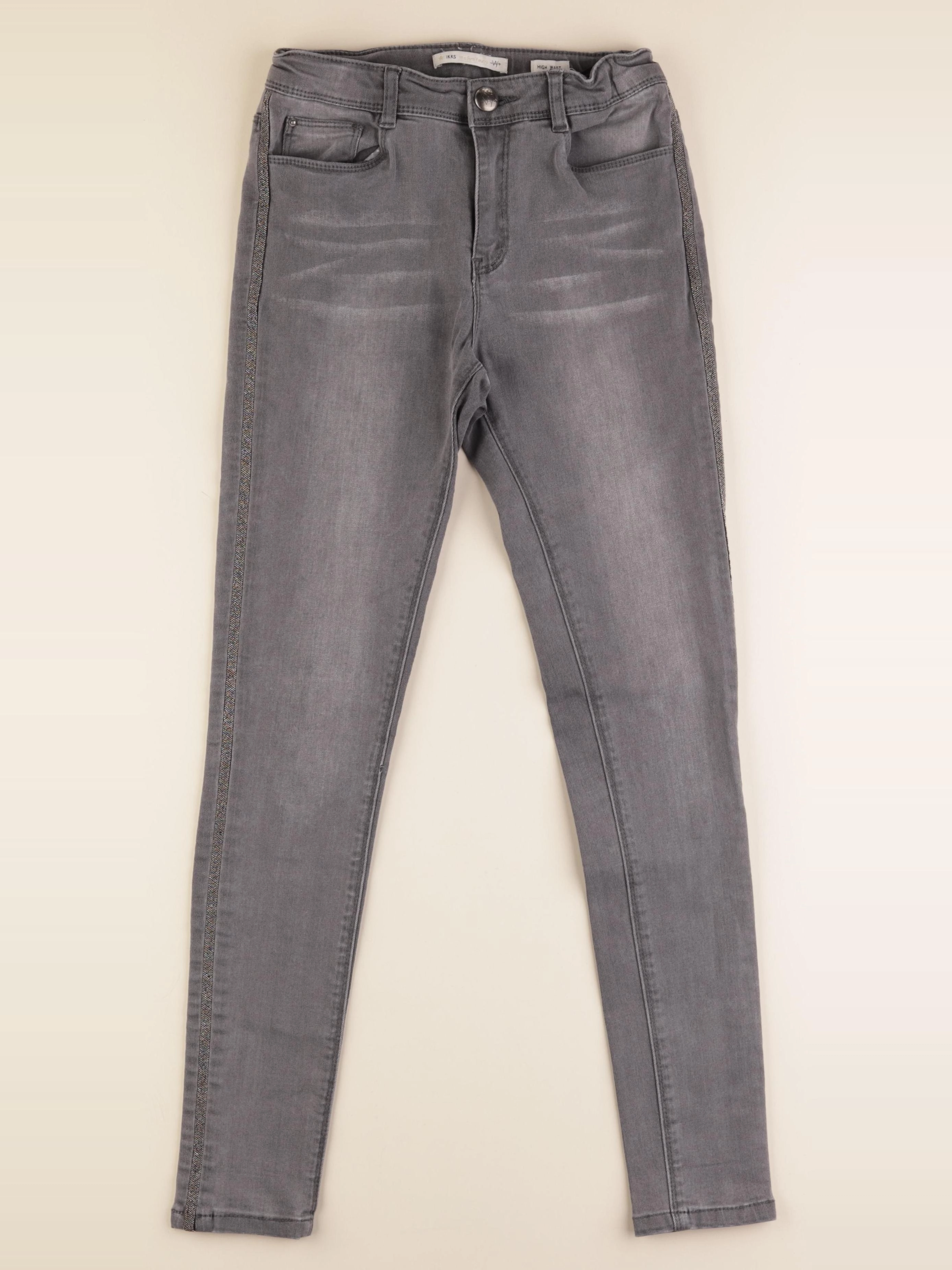 IKKS - jean gris - 12 ans