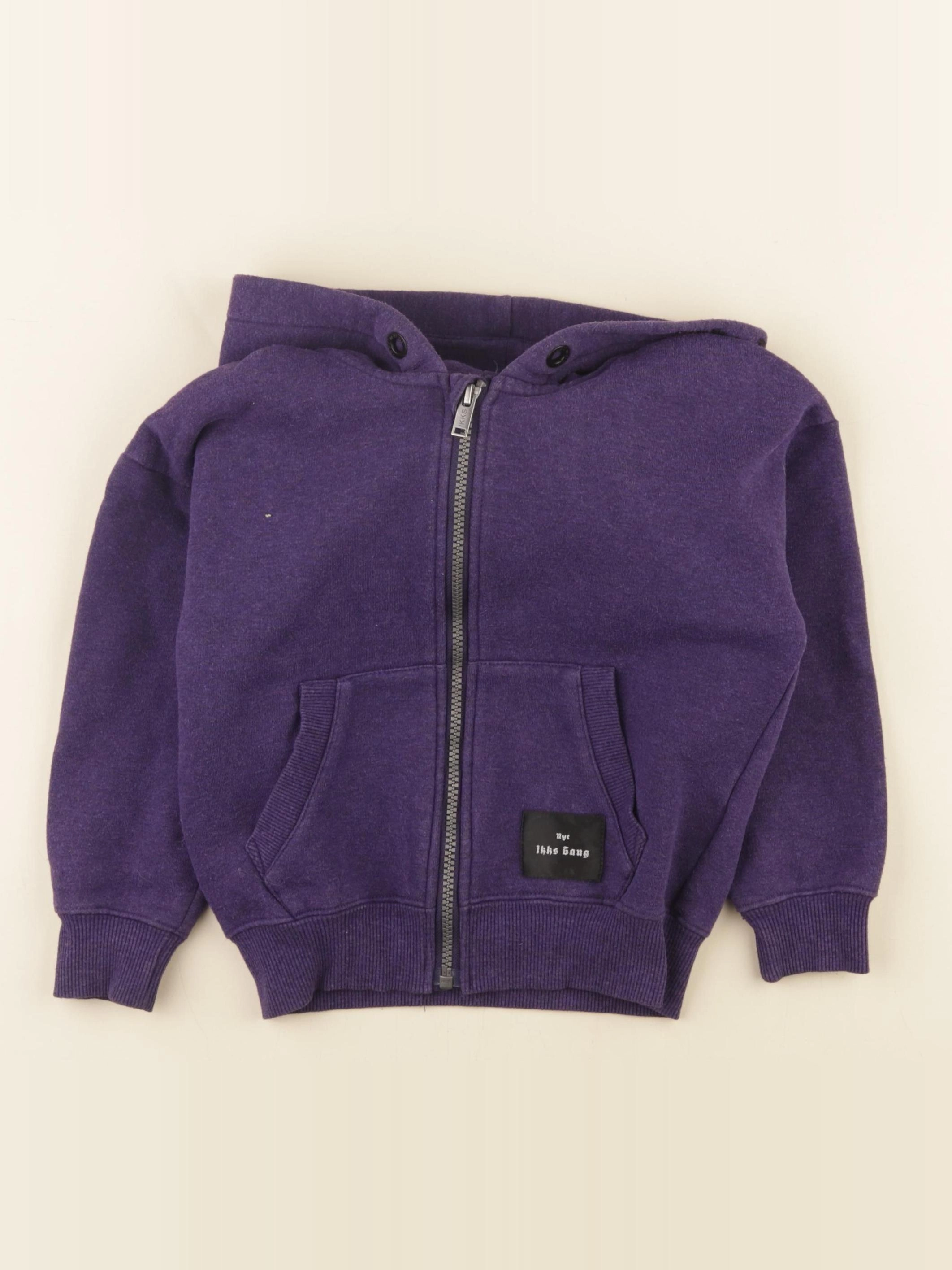 IKKS - sweat violet - 5 ans