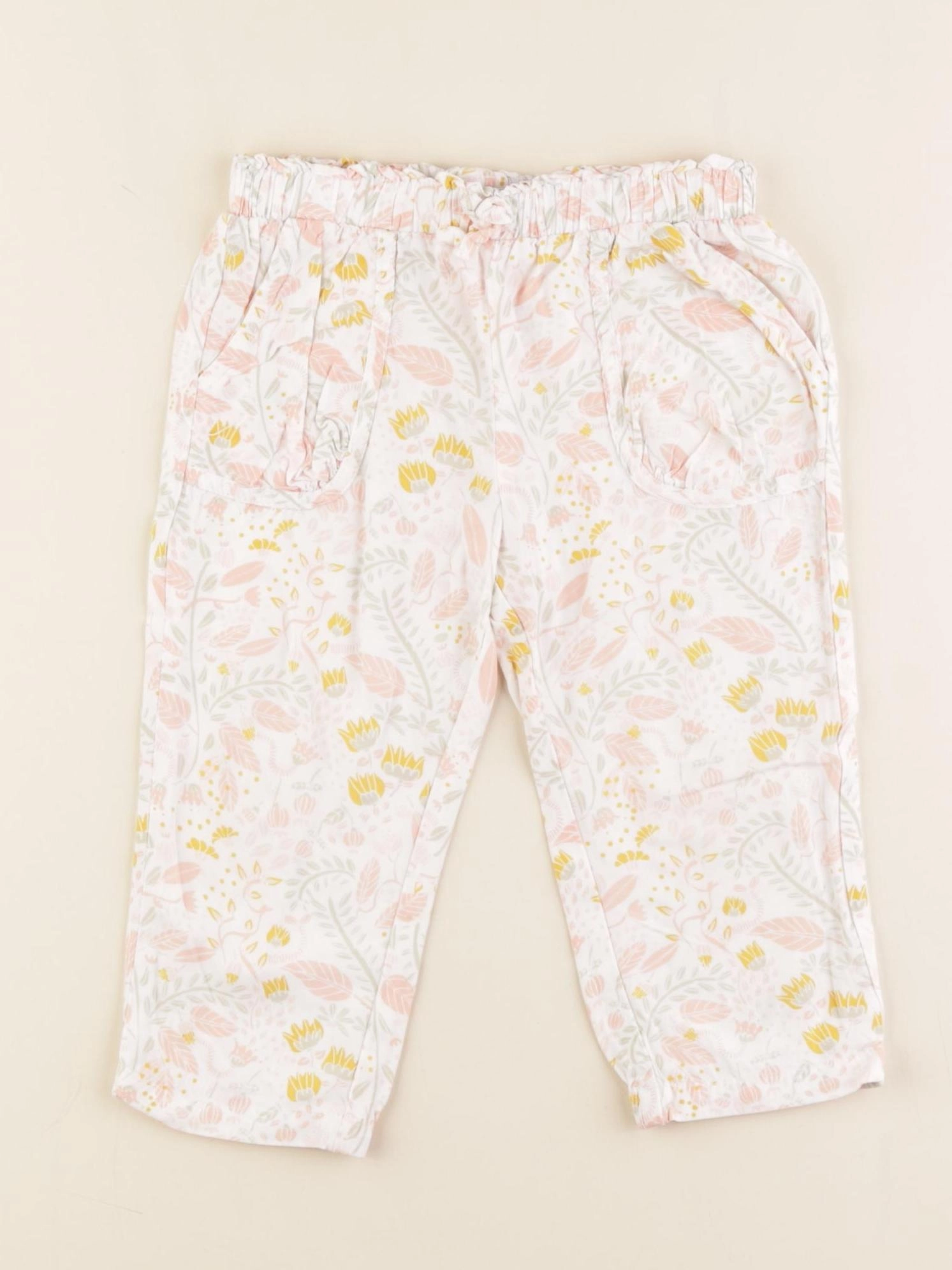 Vertbaudet - pantalon multicolore - 18 mois