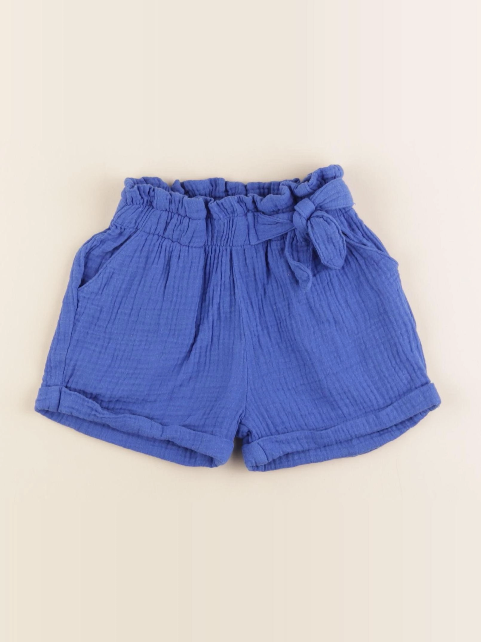 Vertbaudet - short bleu - 4 ans