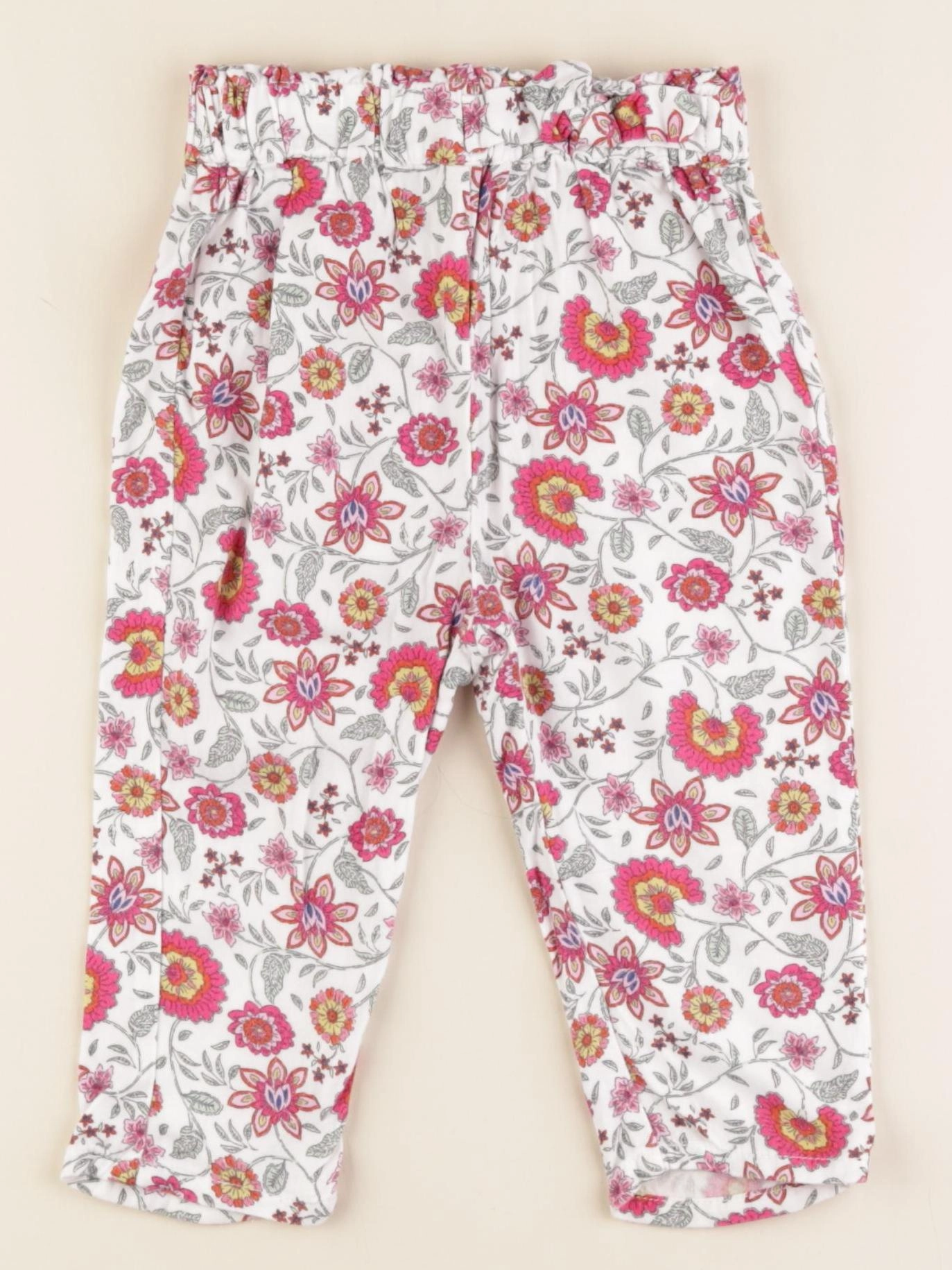 Vertbaudet - pantalon multicolore - 18 mois