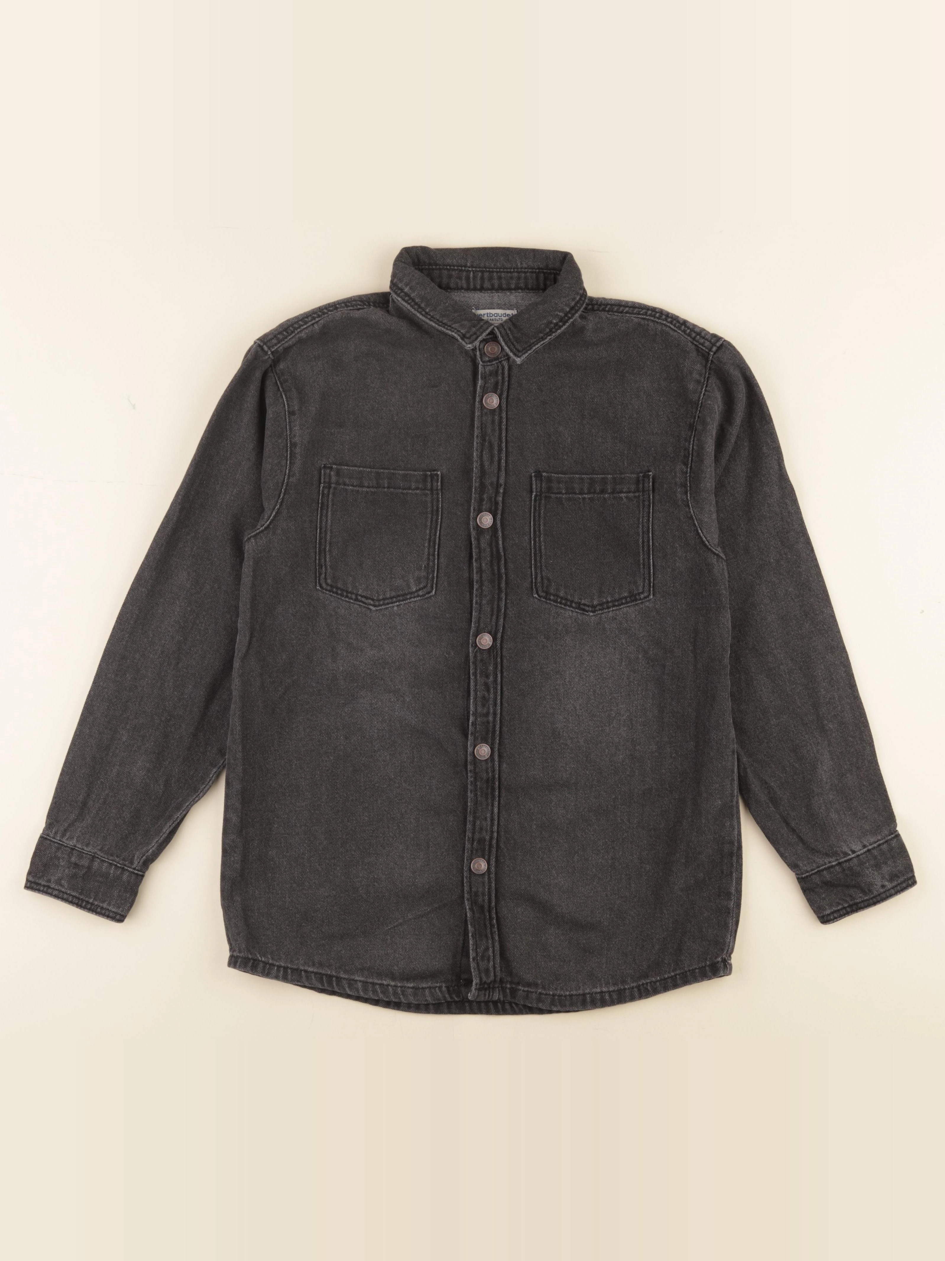 Vertbaudet - chemise noir - 12 ans