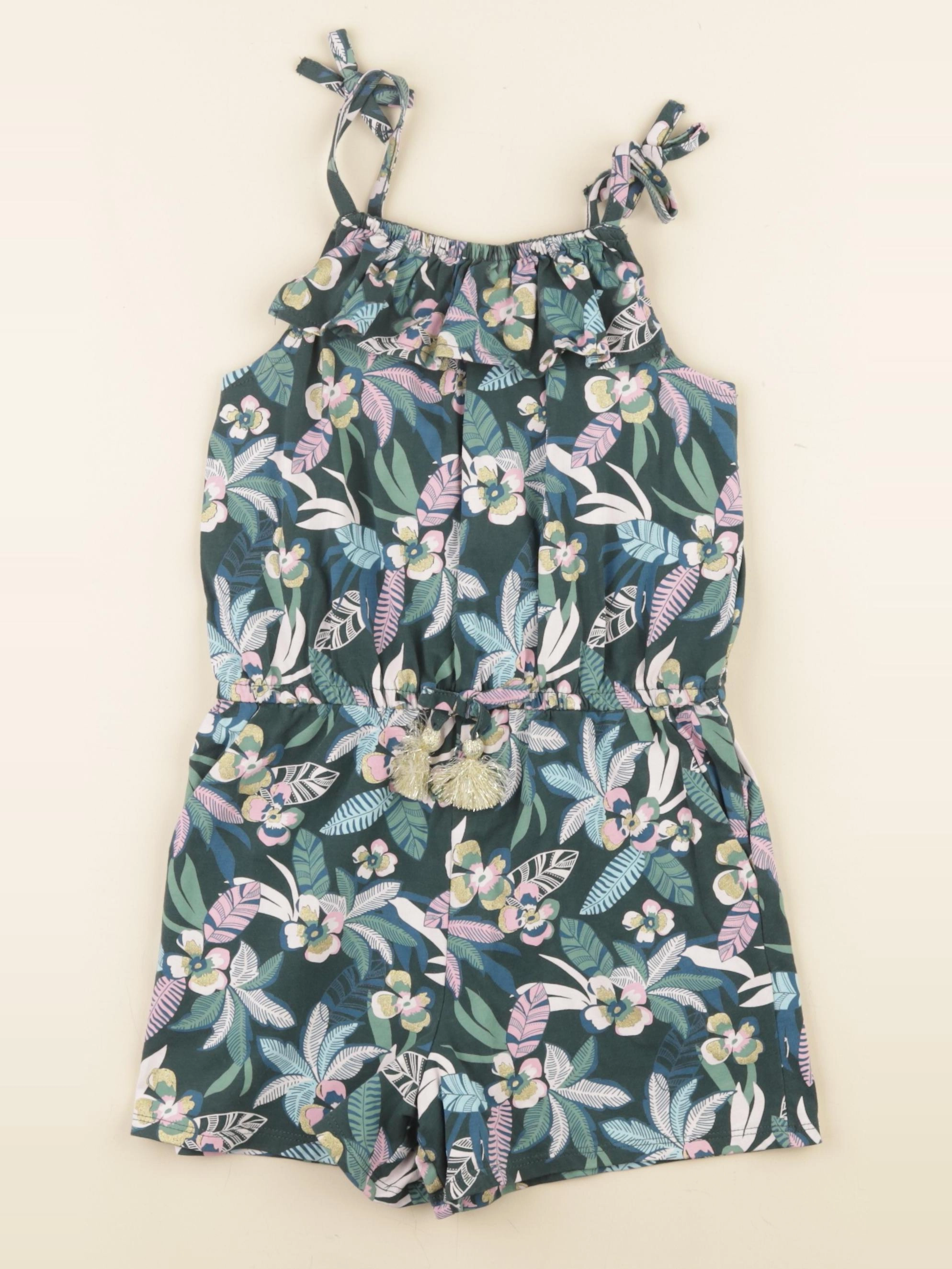 Vertbaudet - combinaison or, vert - 8 ans