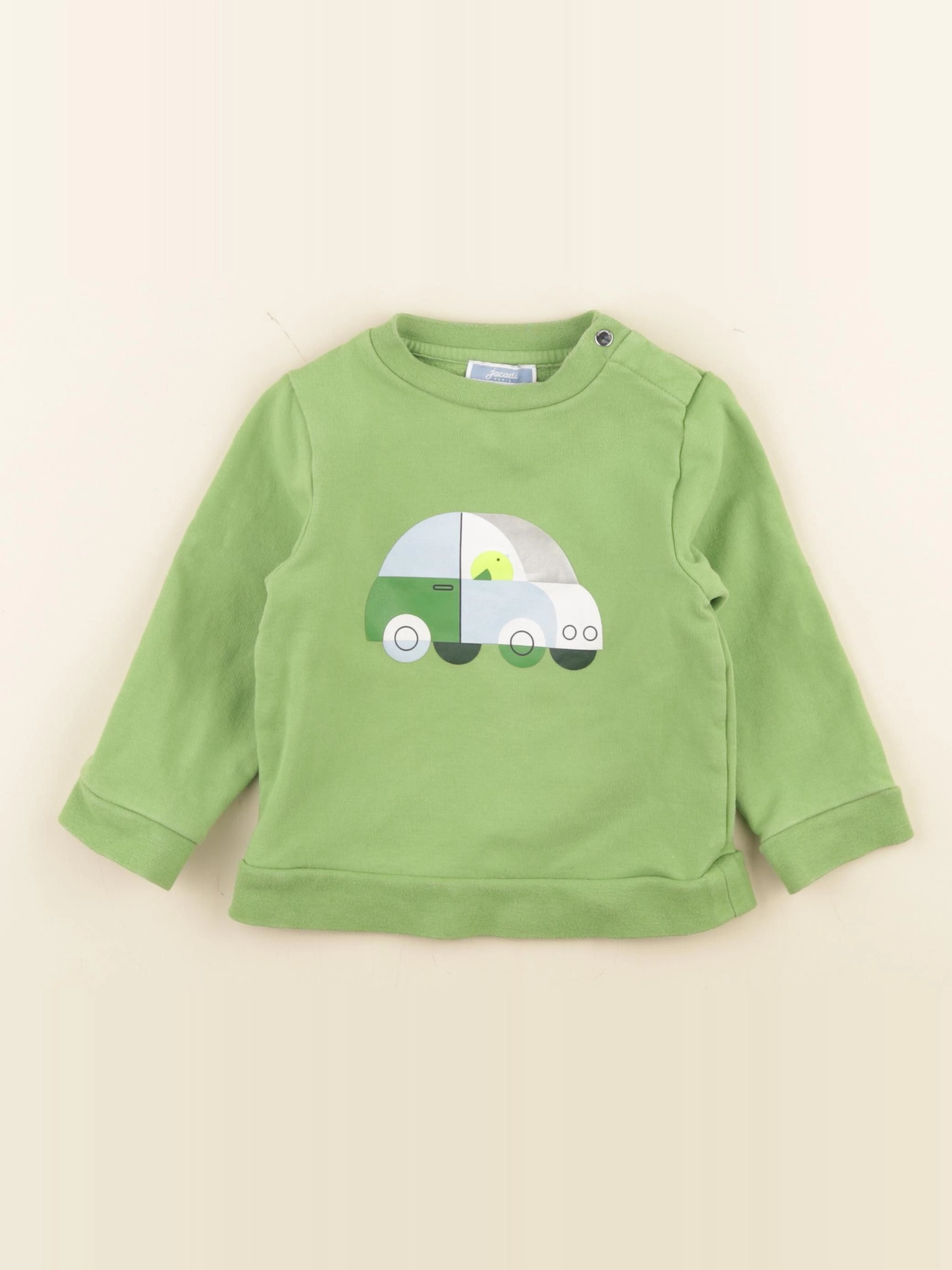 Jacadi - sweat vert - 24 mois