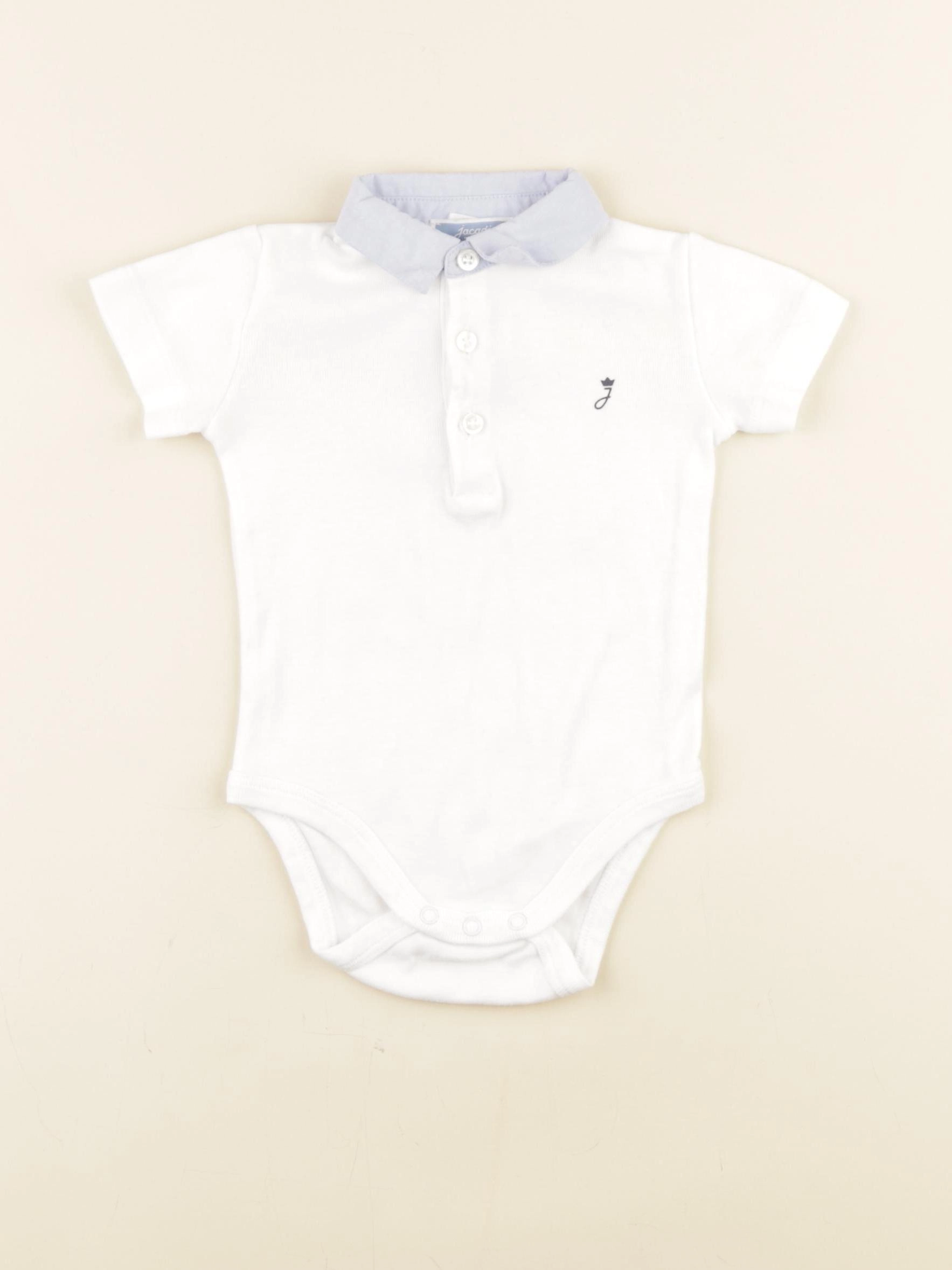 Jacadi - body à col blanc - 6 mois