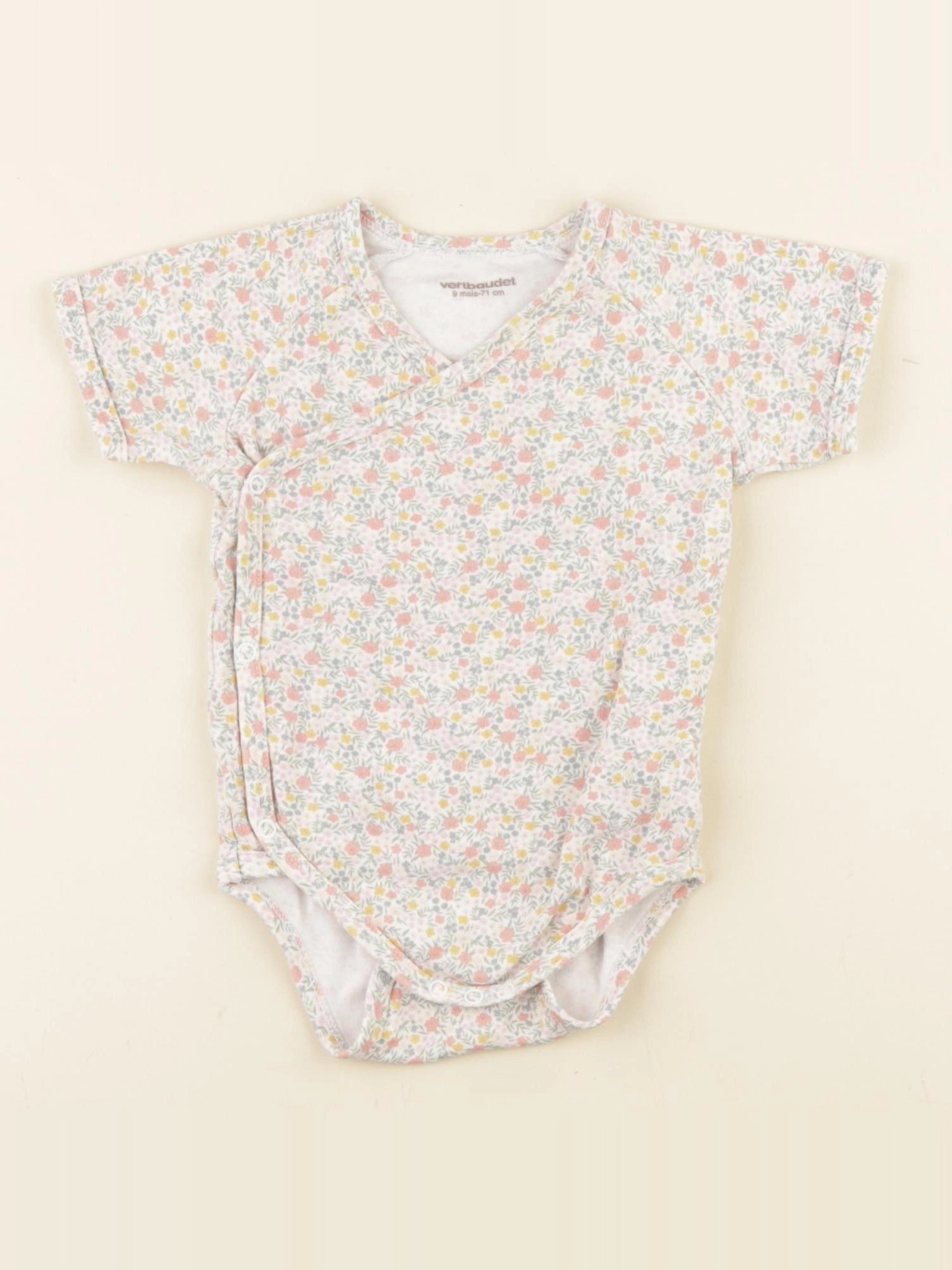 Vertbaudet - body multicolore - 9 mois
