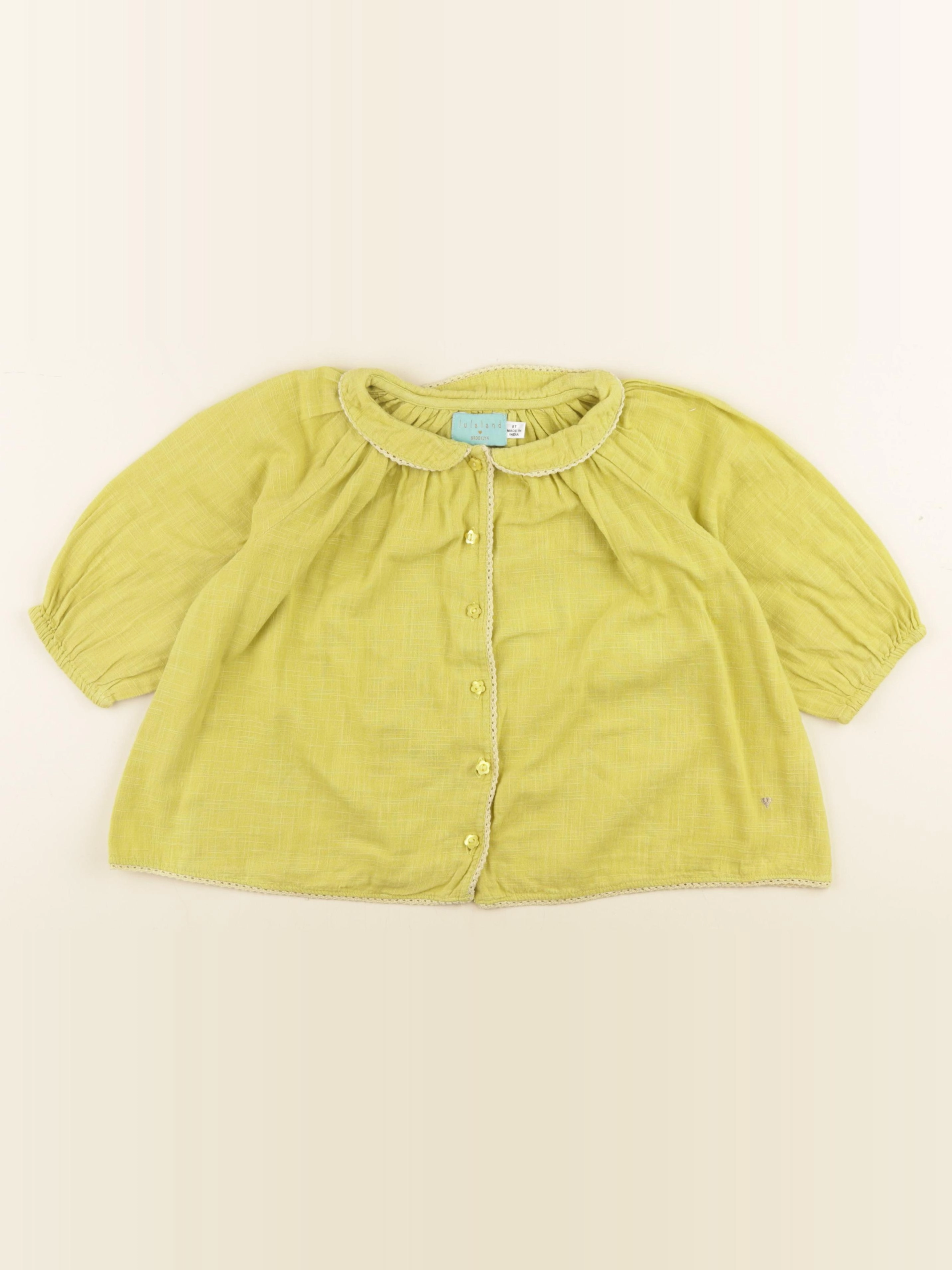 Lulaland - blouse jaune - 8 ans