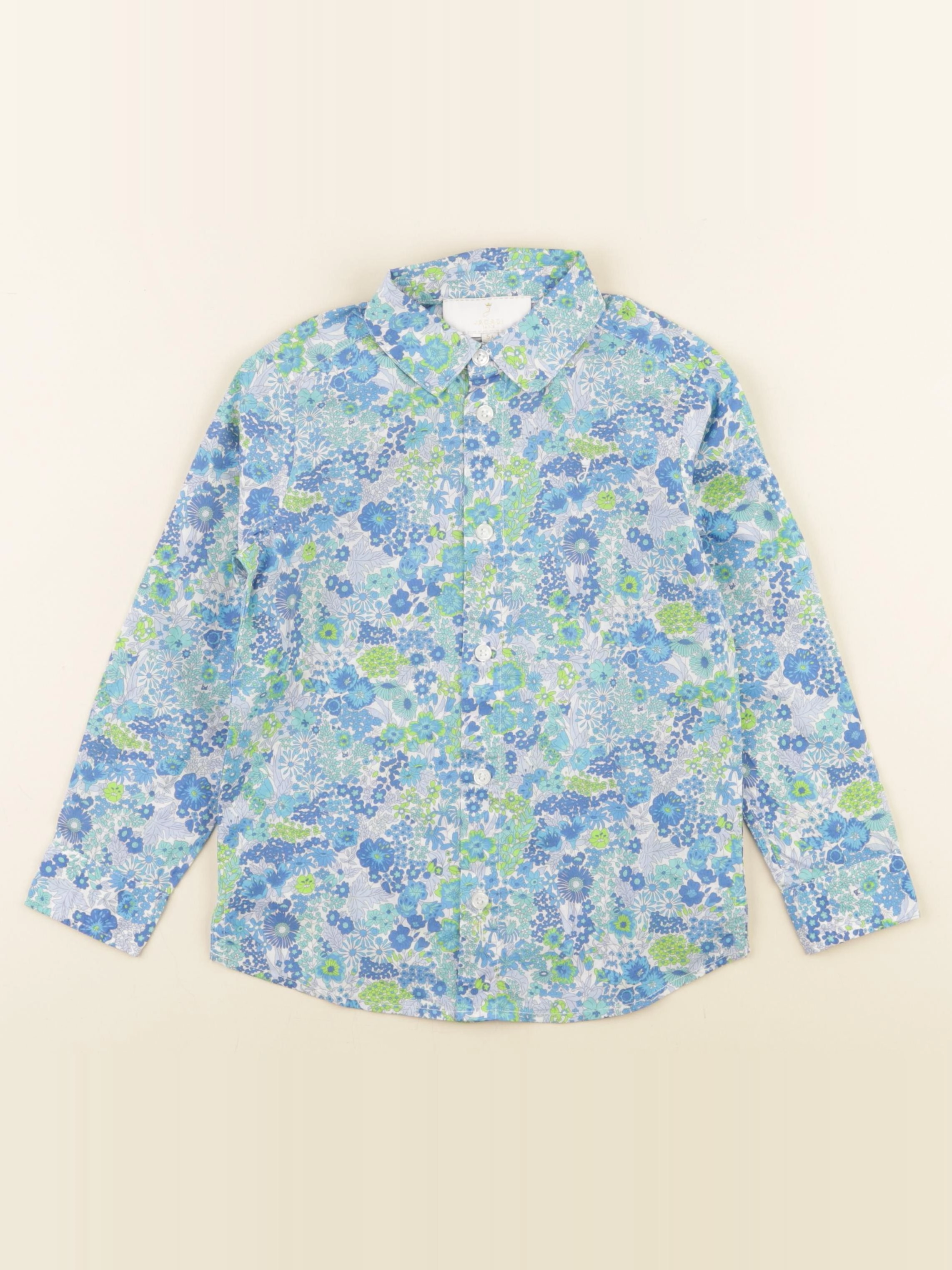 Jacadi - chemise bleu, vert - 5 ans
