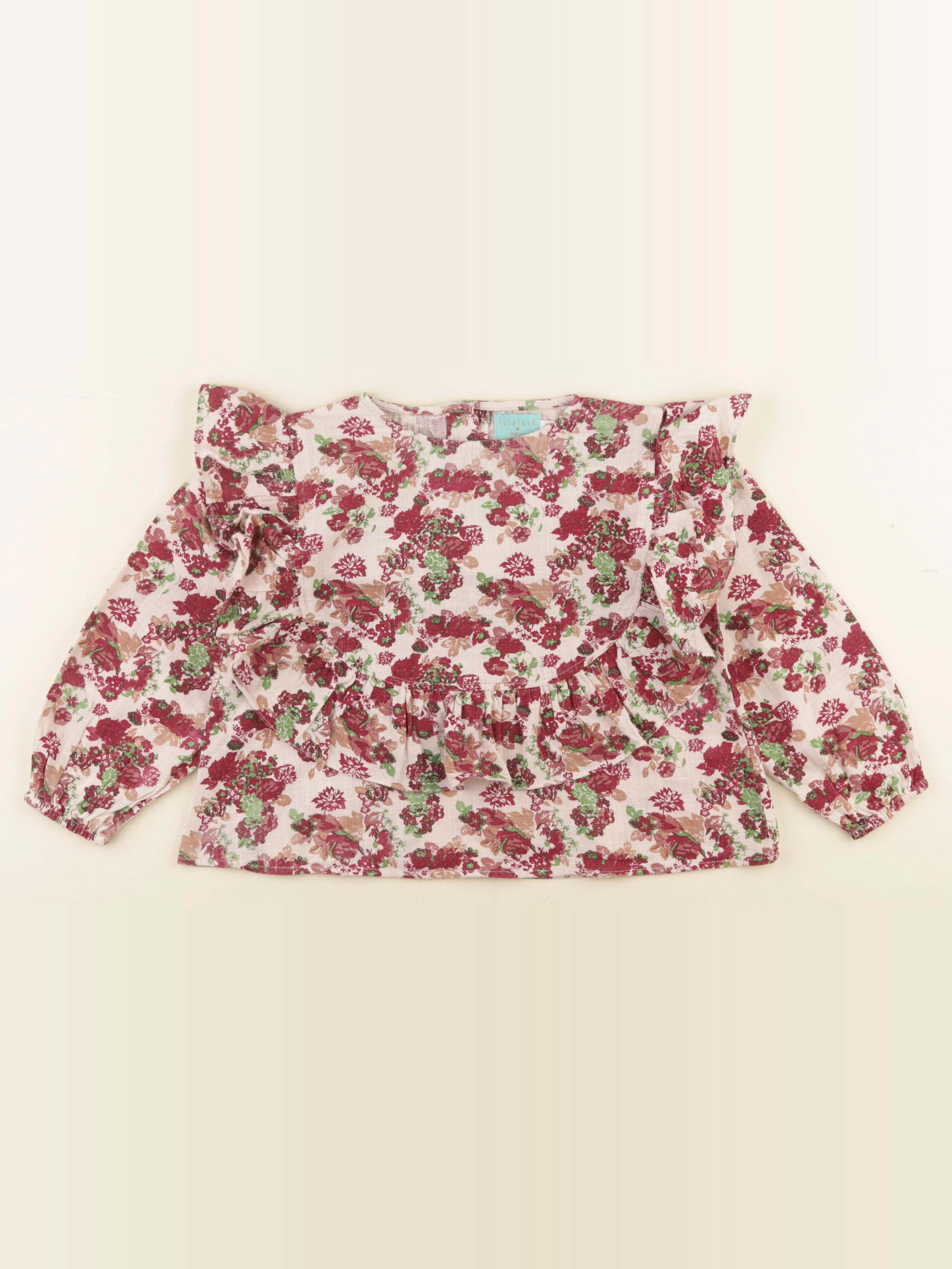 Lulaland - blouse rouge - 10 ans