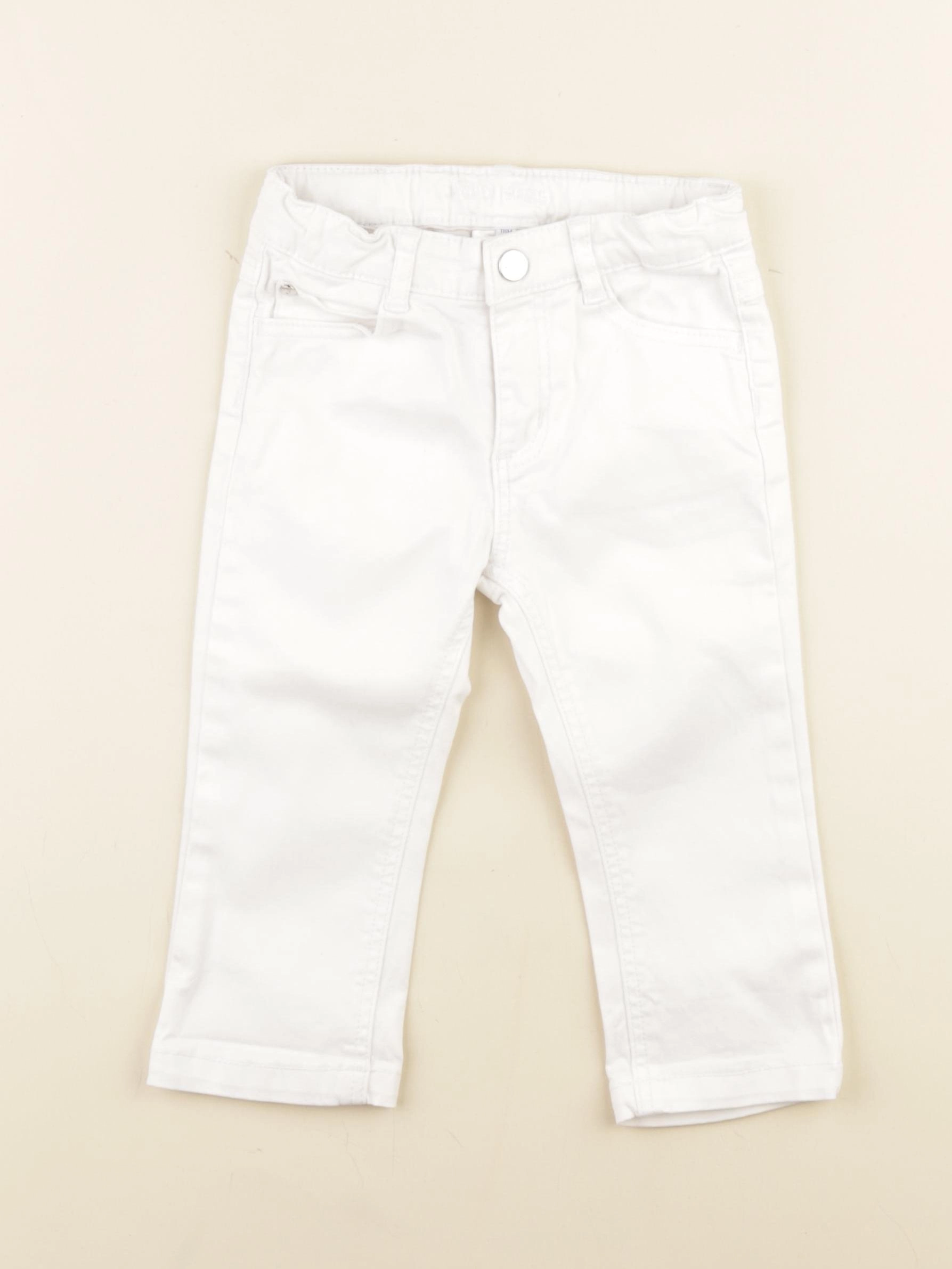Jacadi - pantalon blanc - 18 mois