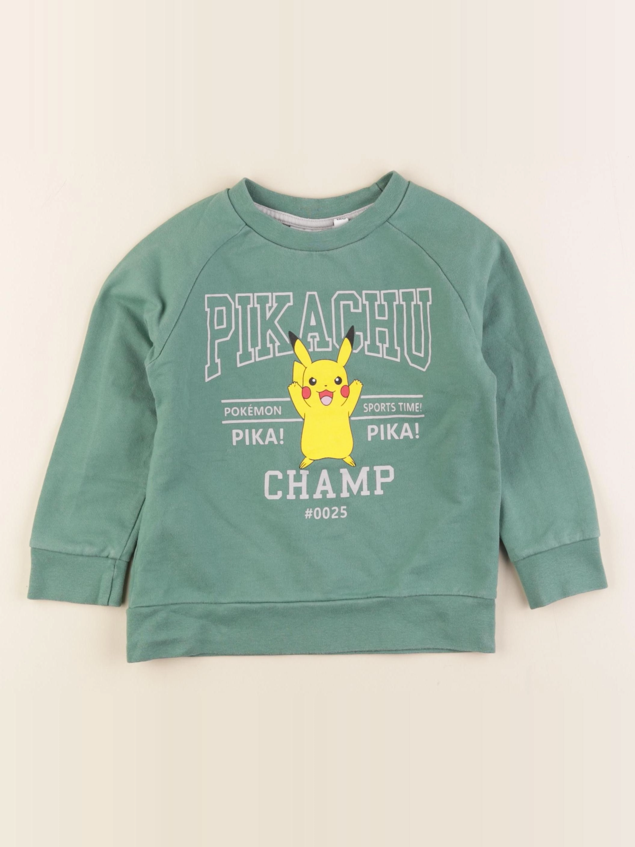 Vertbaudet - sweat vert - 4 ans
