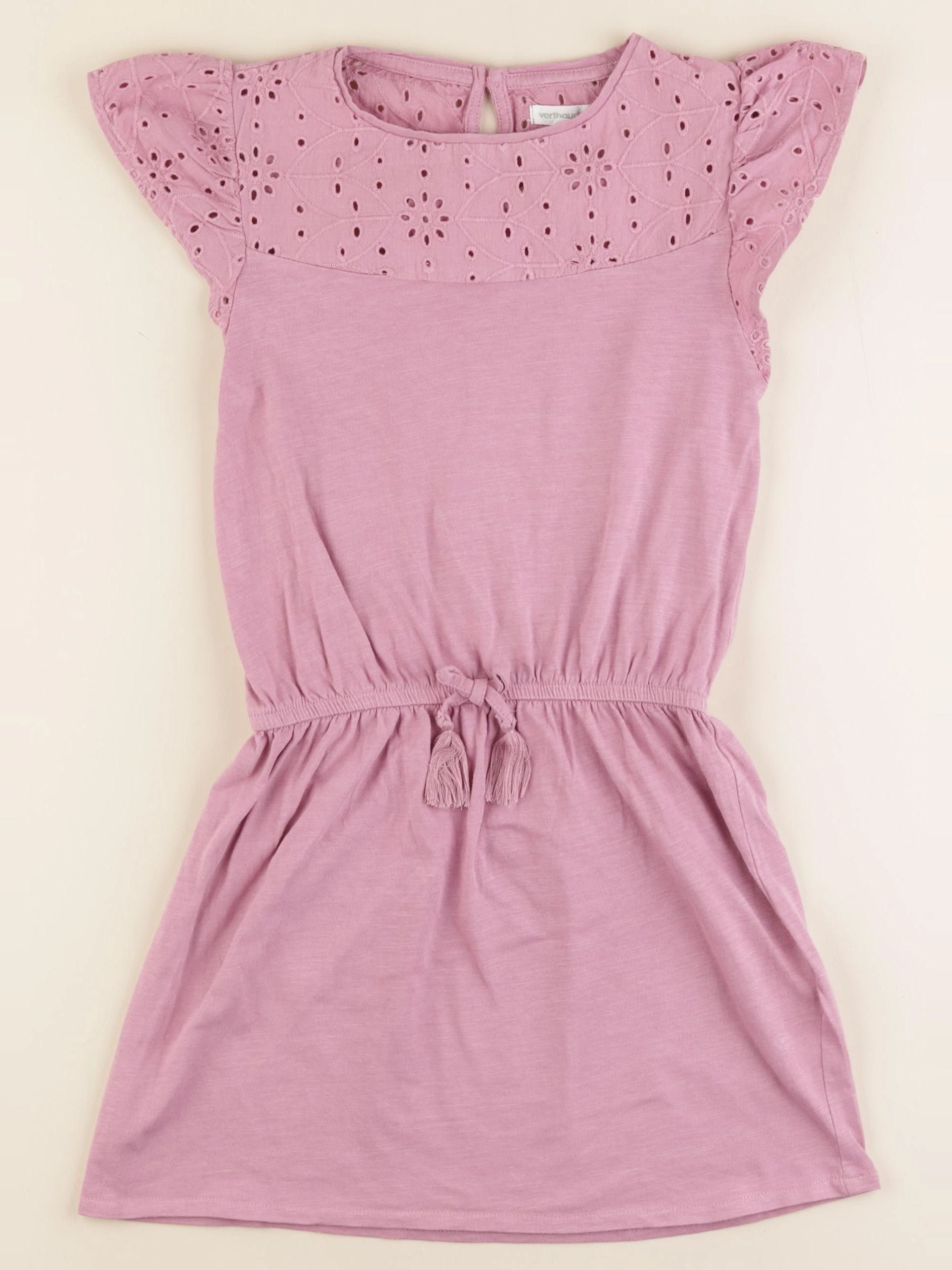 Vertbaudet - robe rose - 8 ans
