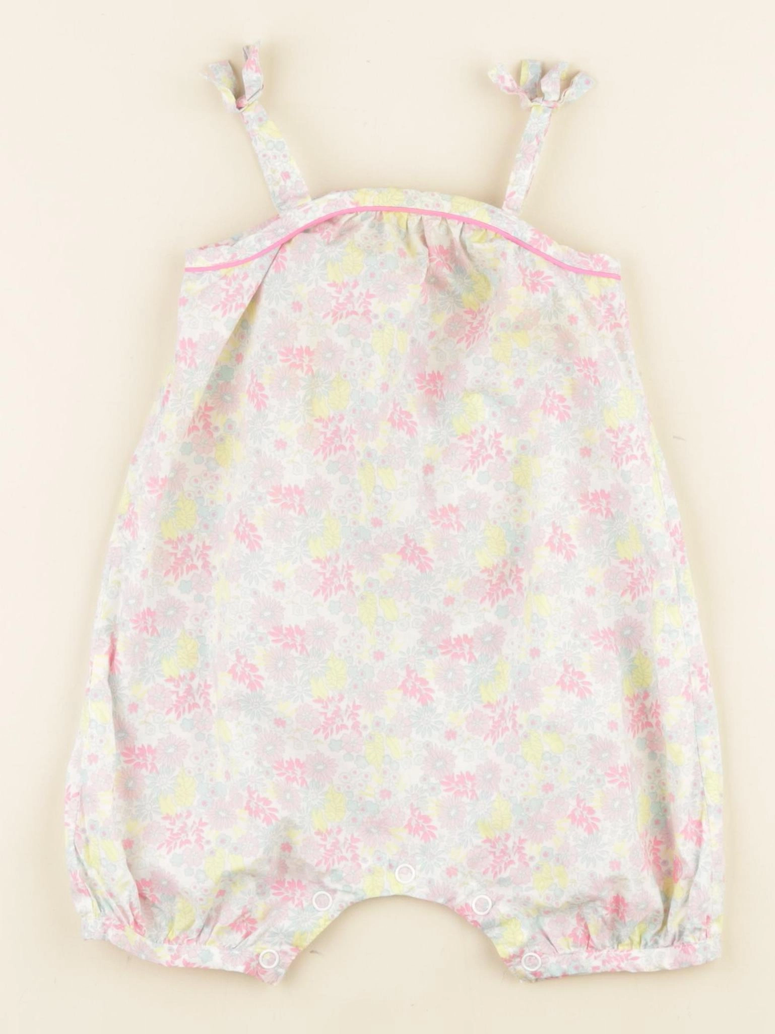 Petit Bateau - combinaison multicolore - 6 mois