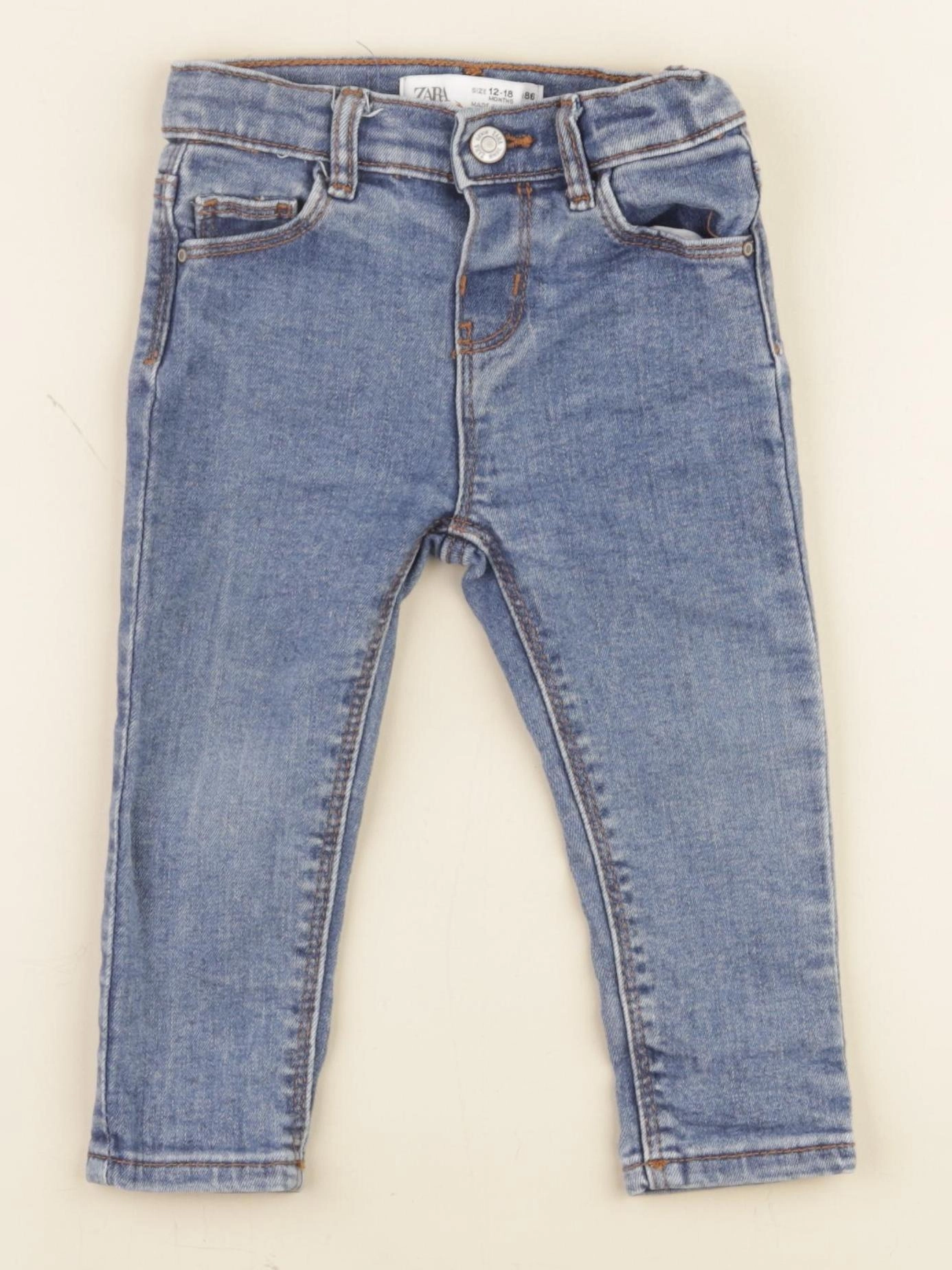 Zara - jean bleu - 12/18 mois