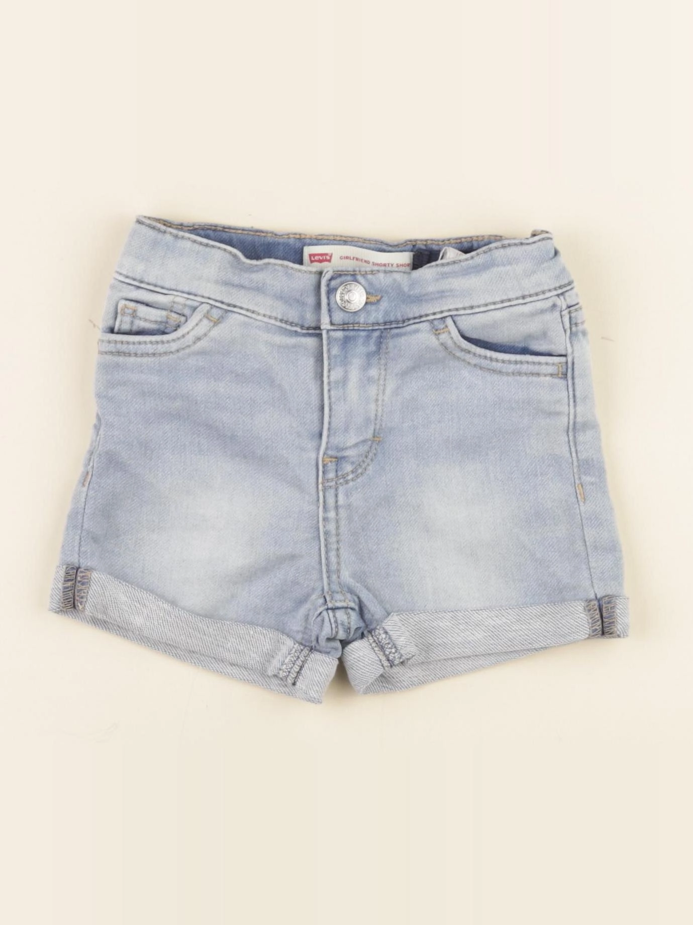 Levi's - short bleu - 18 mois