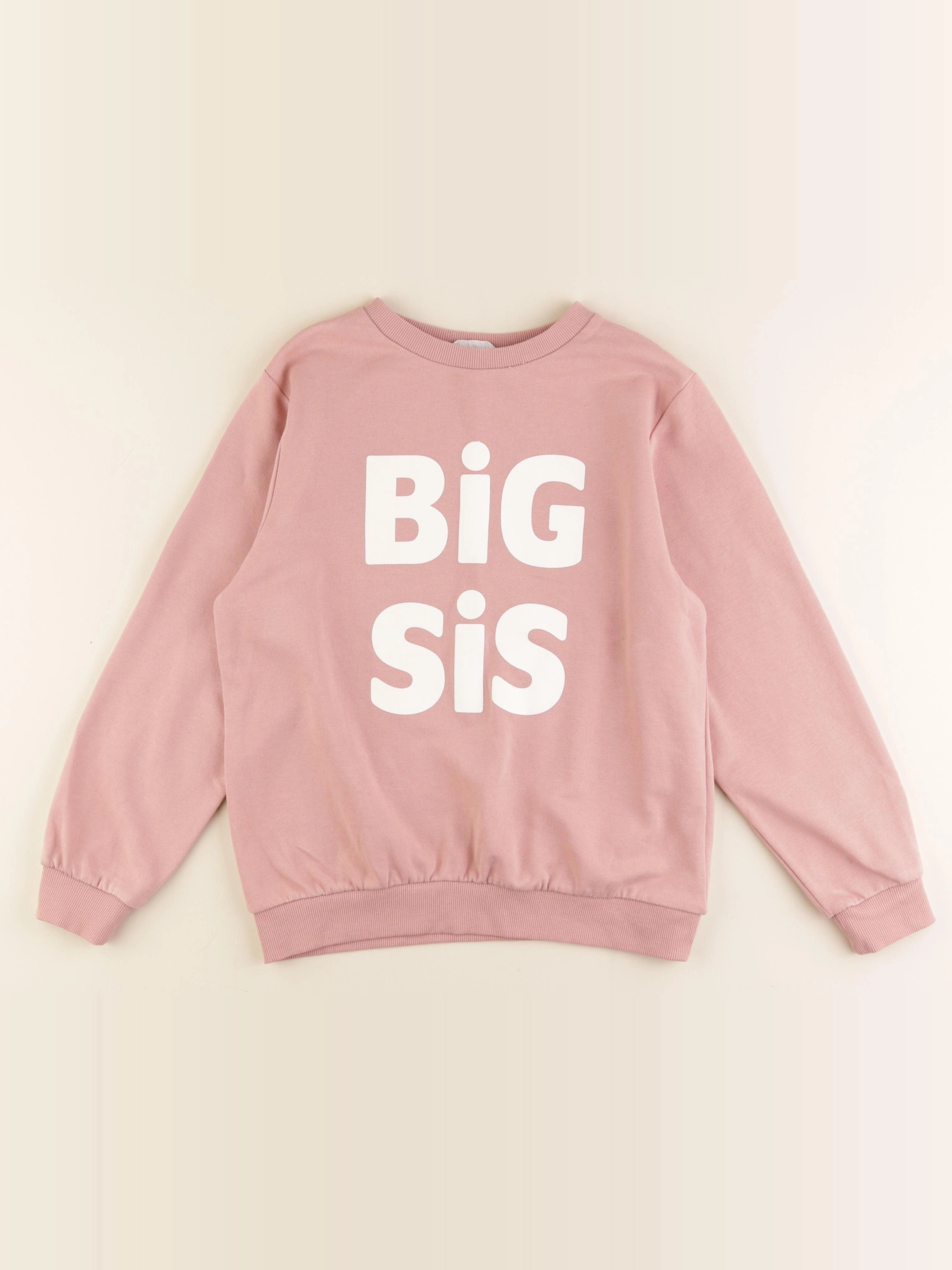 H&M - sweat rose - 8/10 ans