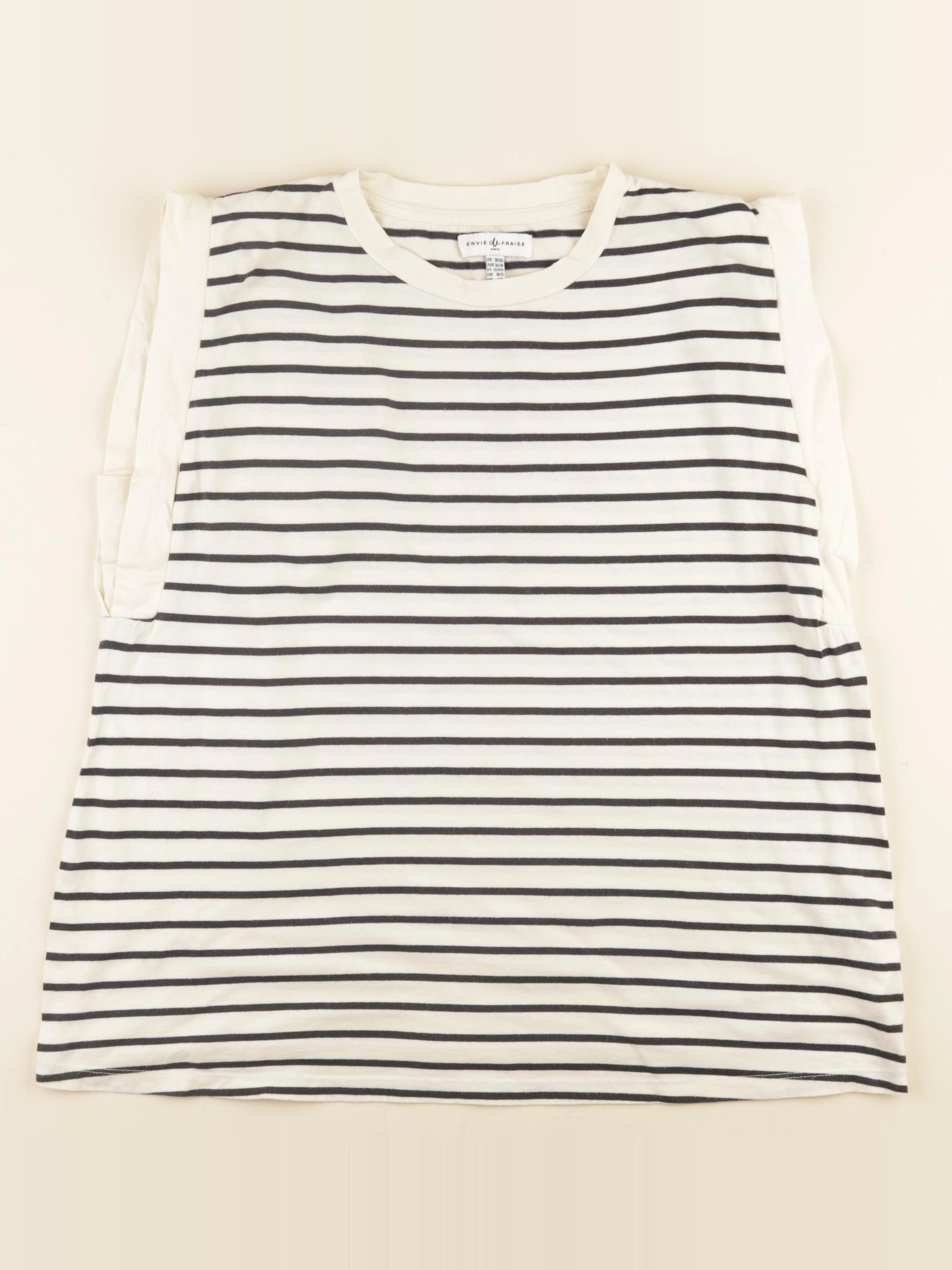 Envie de fraise - débardeur grossesse beige, bleu - 38 à 40