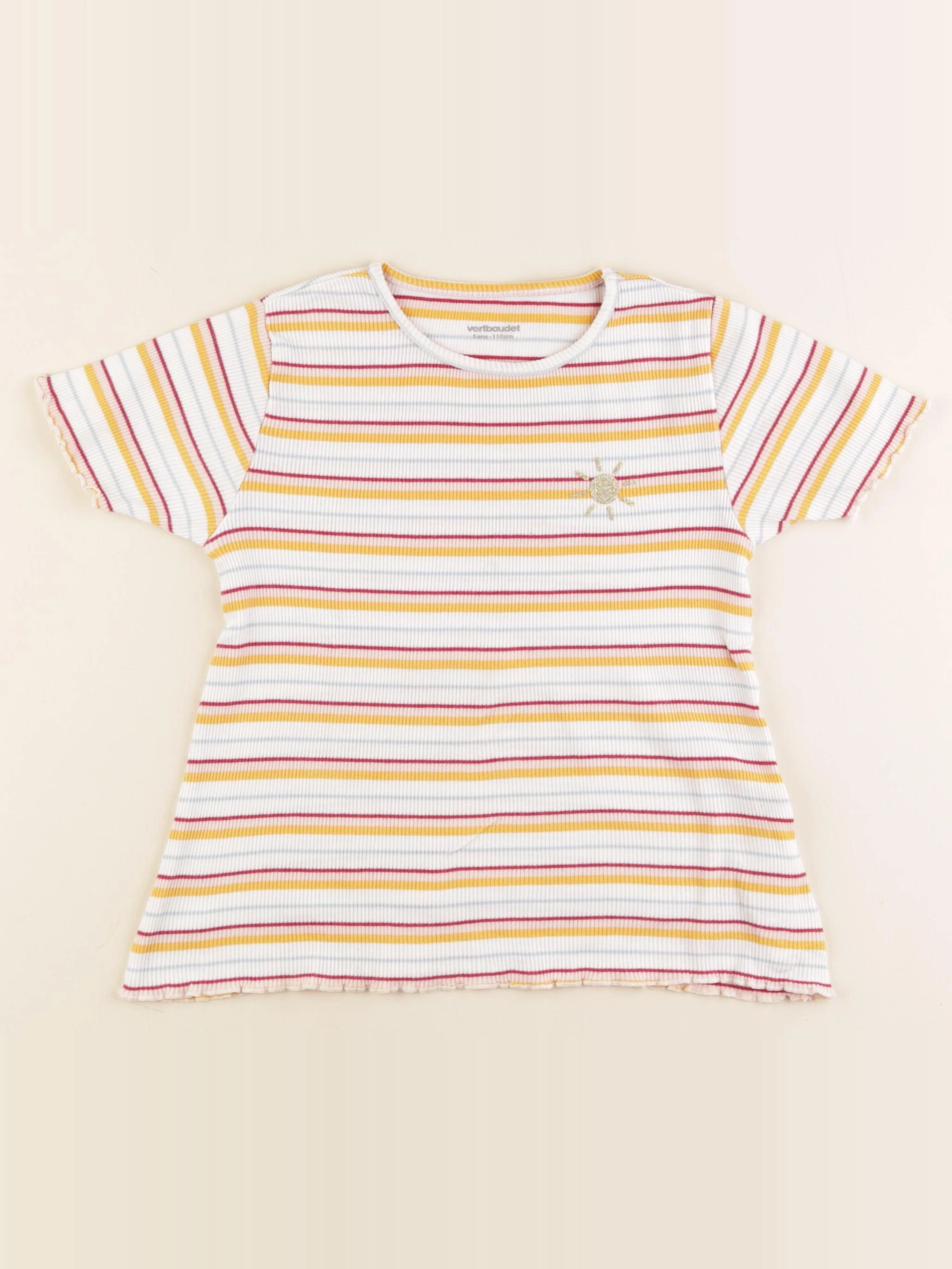 Vertbaudet - tee-shirt multicolore - 5 ans