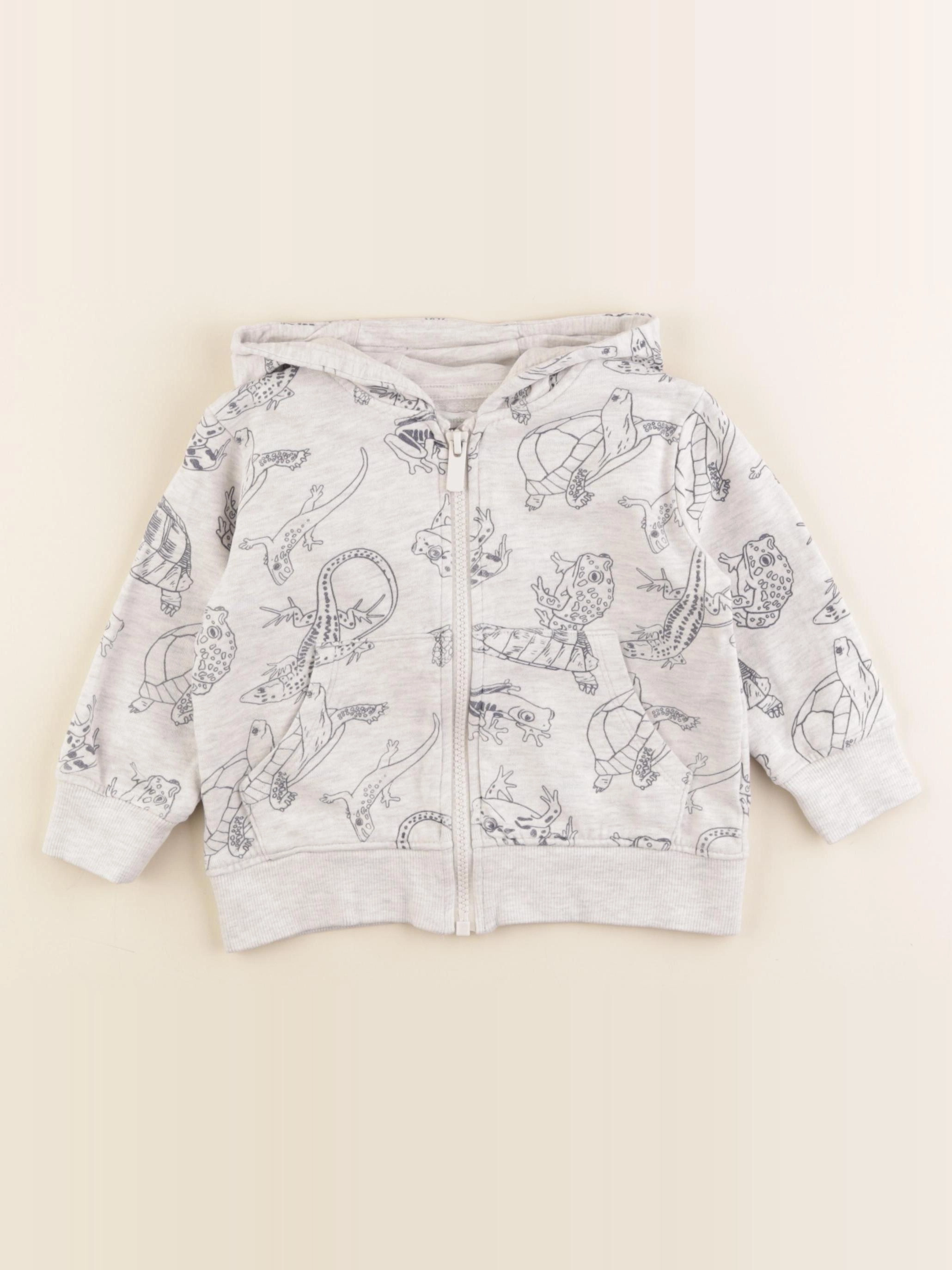 Vertbaudet - sweat gris - 2 ans
