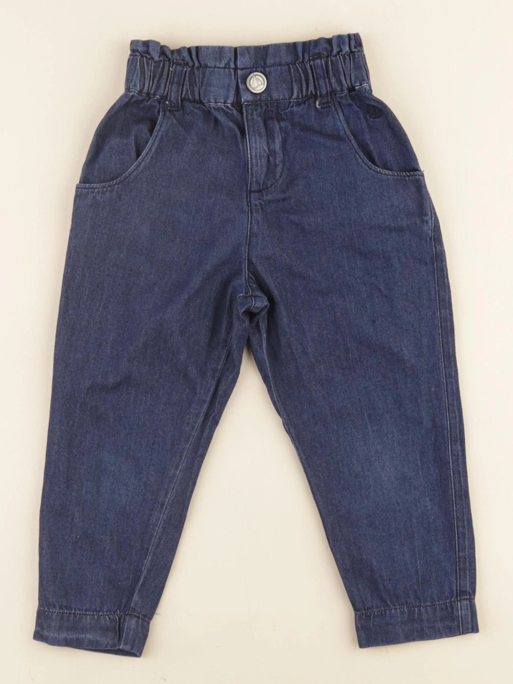 Petit Bateau - pantalon bleu - 3 ans