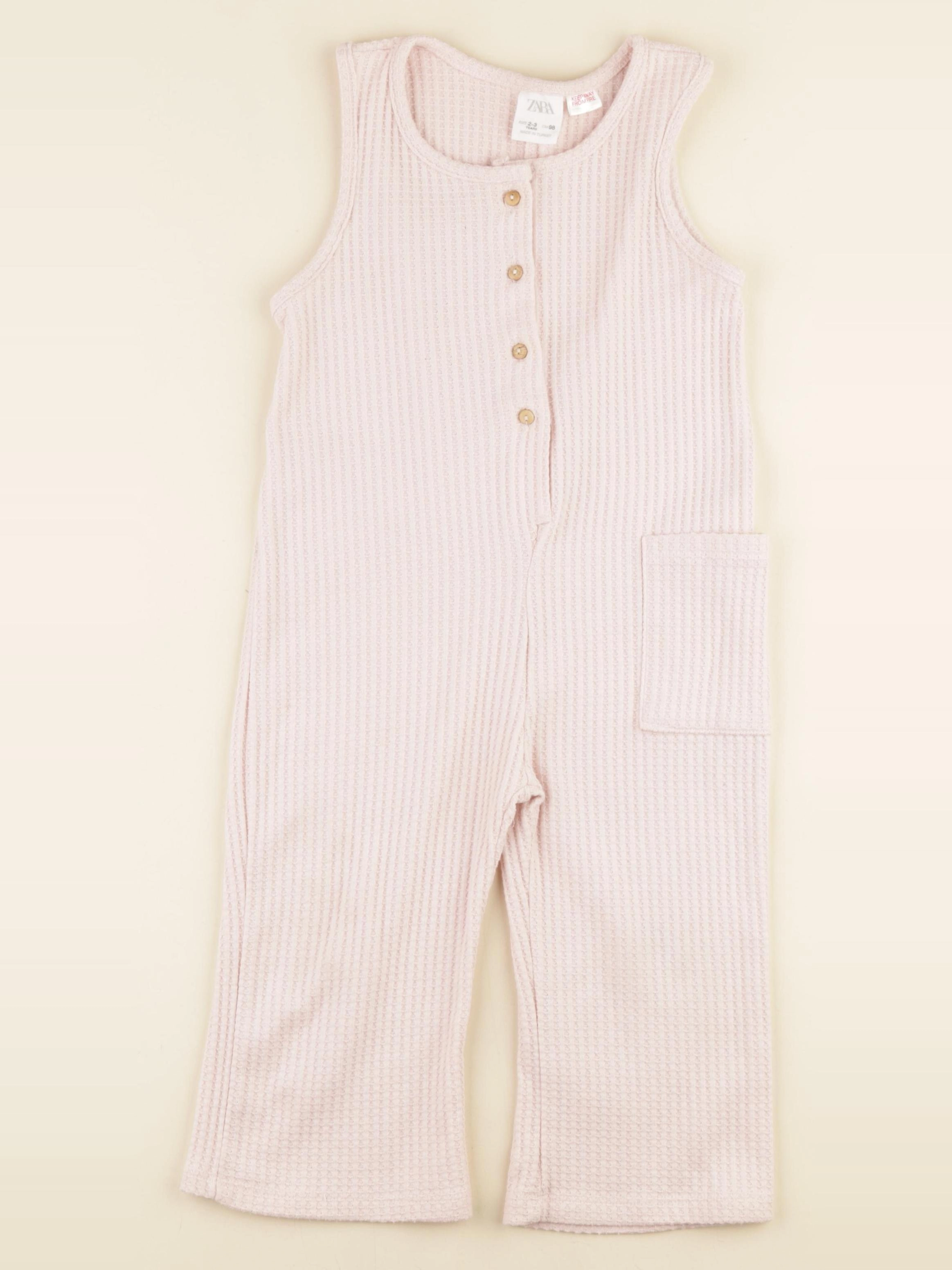 Zara - combinaison rose - 2/3 ans