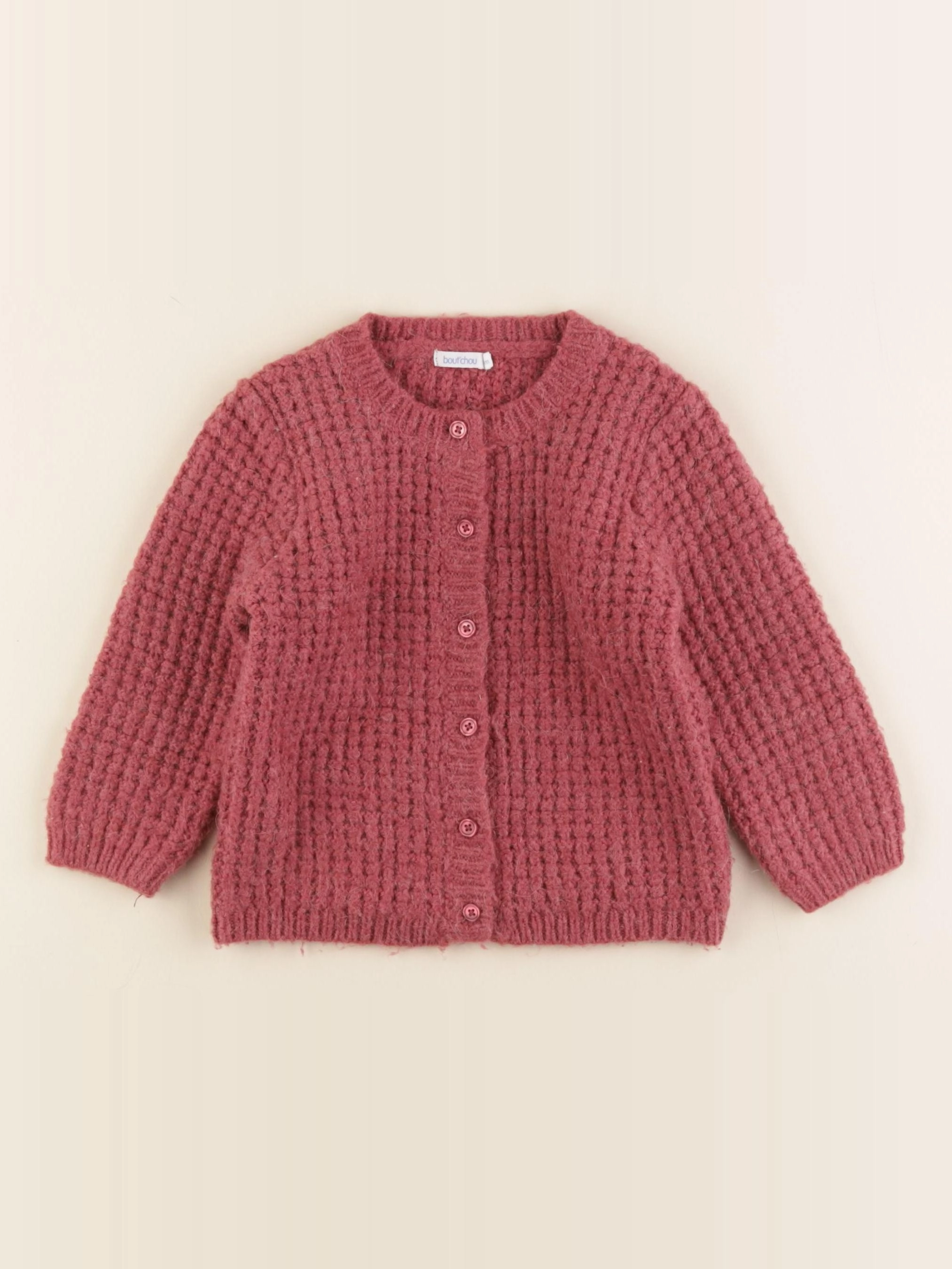 Boutchou - gilet rose - 24 mois