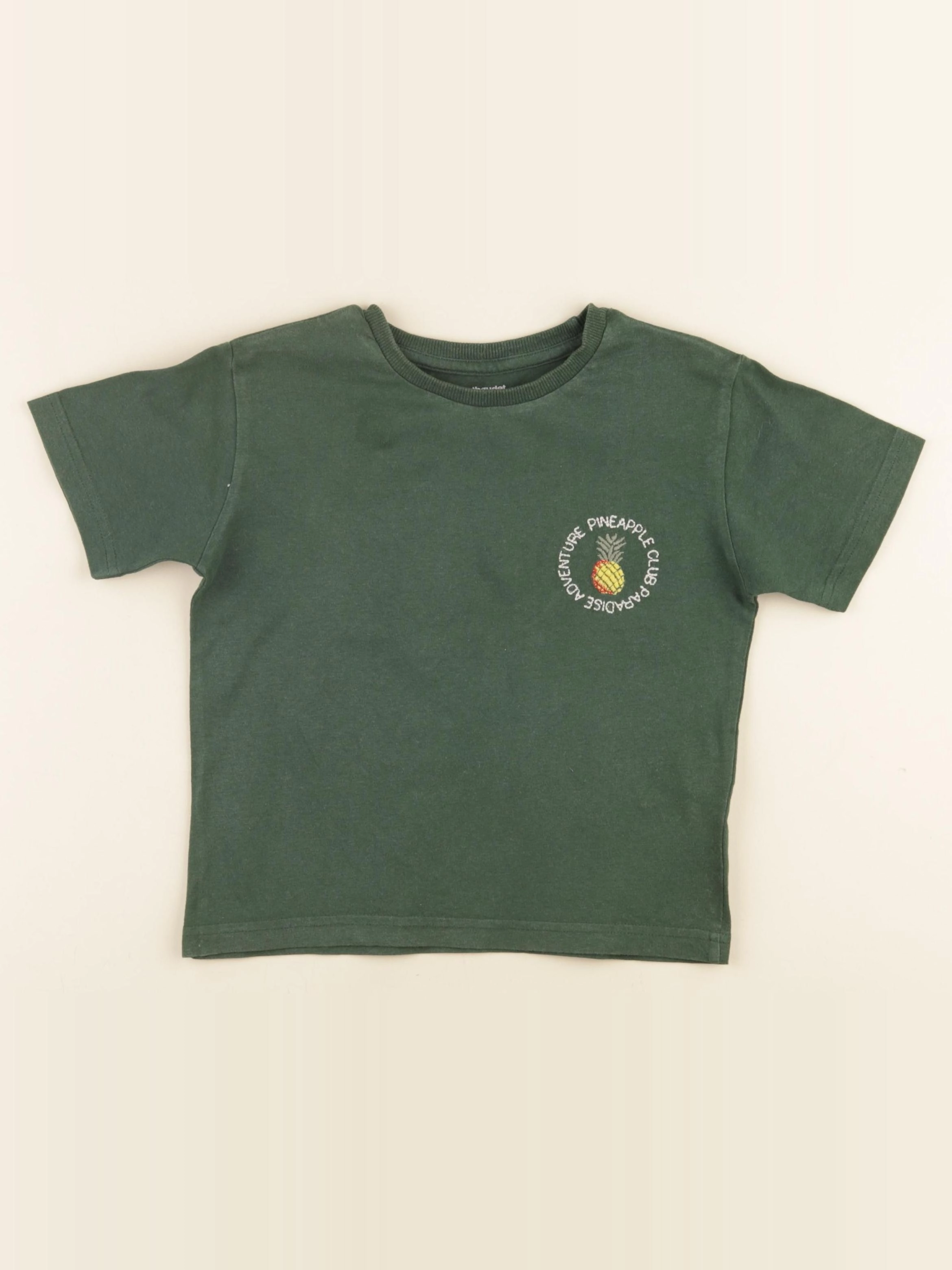 Vertbaudet - tee-shirt vert - 5 ans