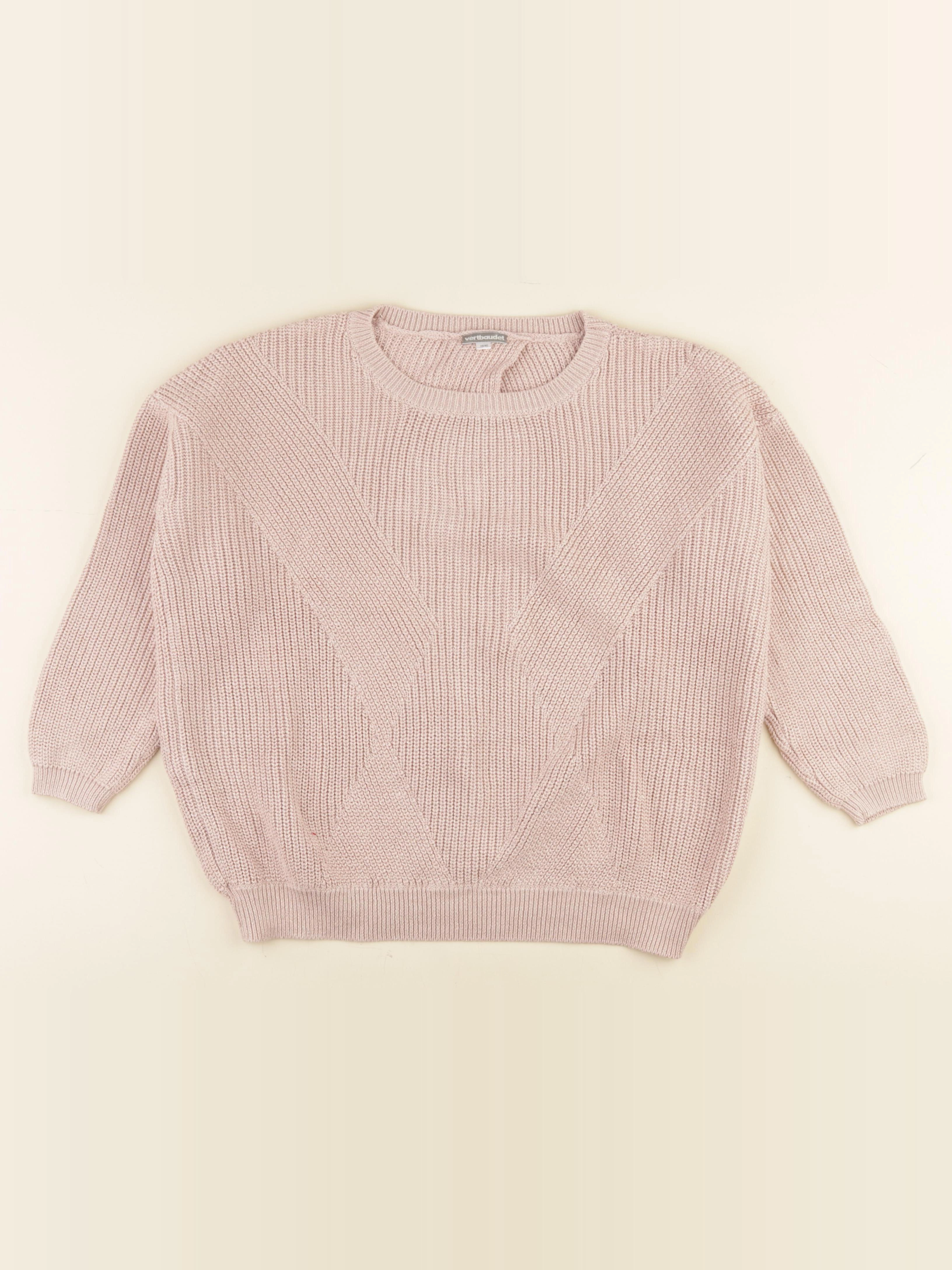 Vertbaudet - pull grossesse rose - 38 à 40