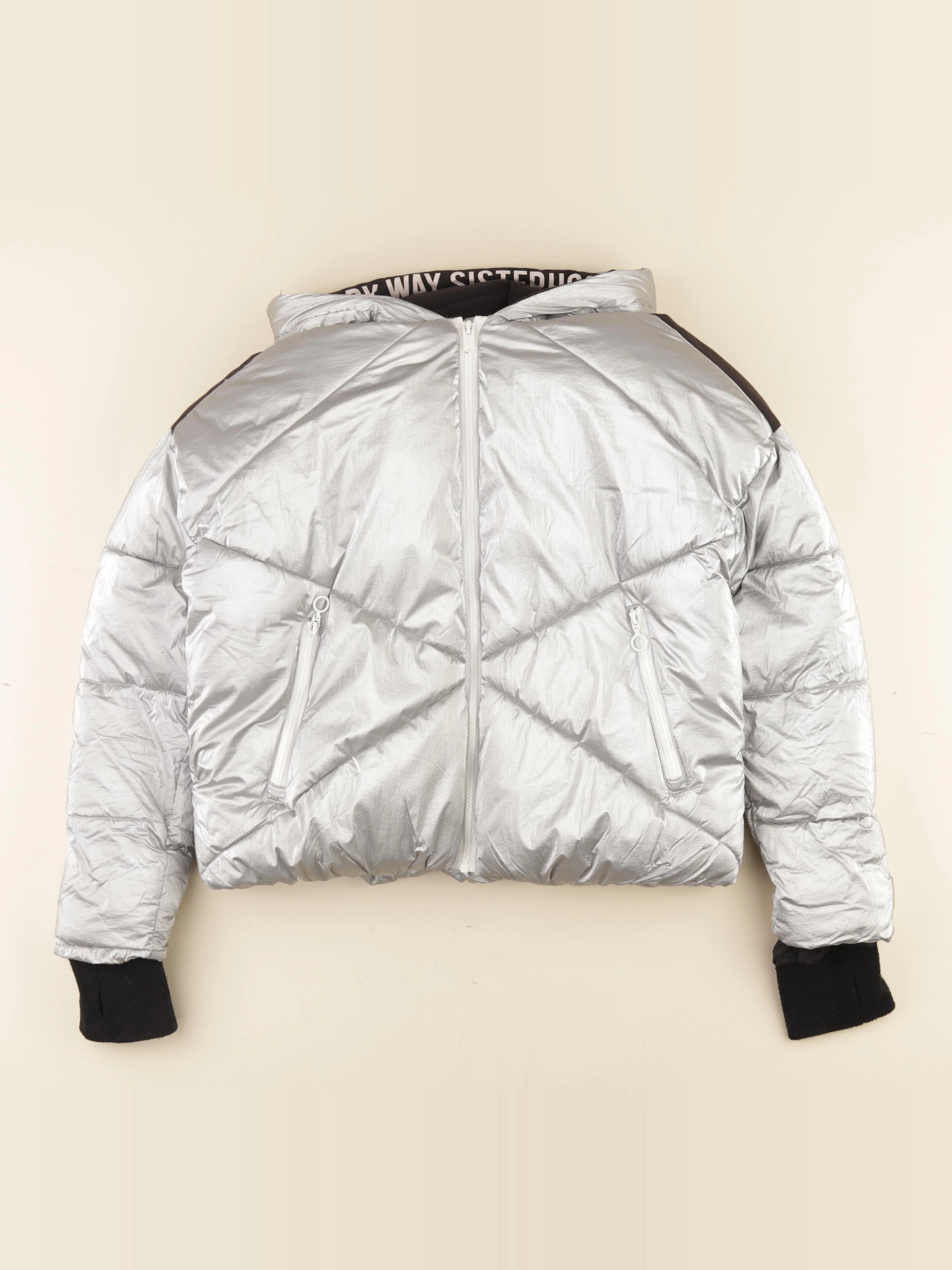 IKKS - doudoune argent - 16 ans