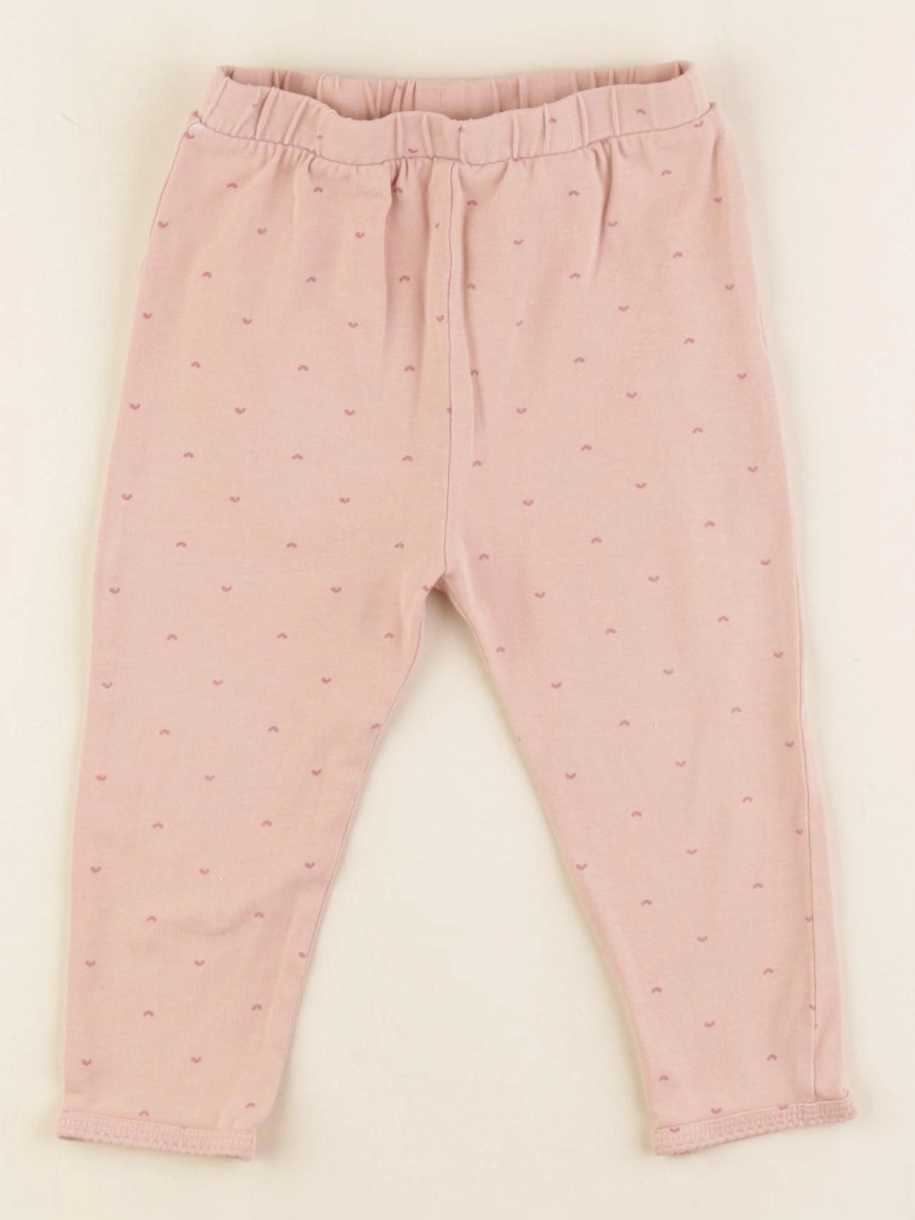 Vertbaudet - legging rose - 18 mois