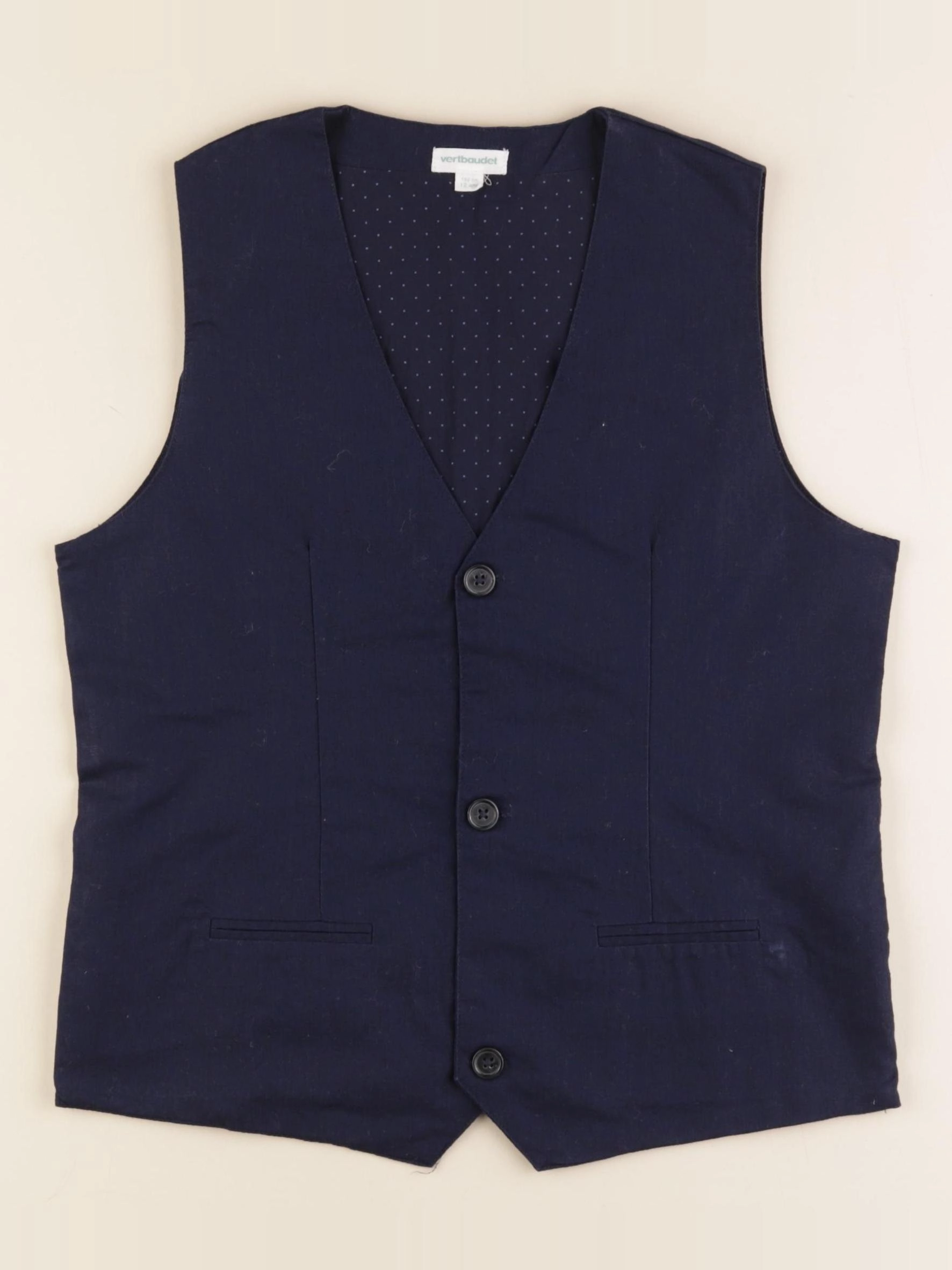 Vertbaudet - gilet bleu - 12 ans