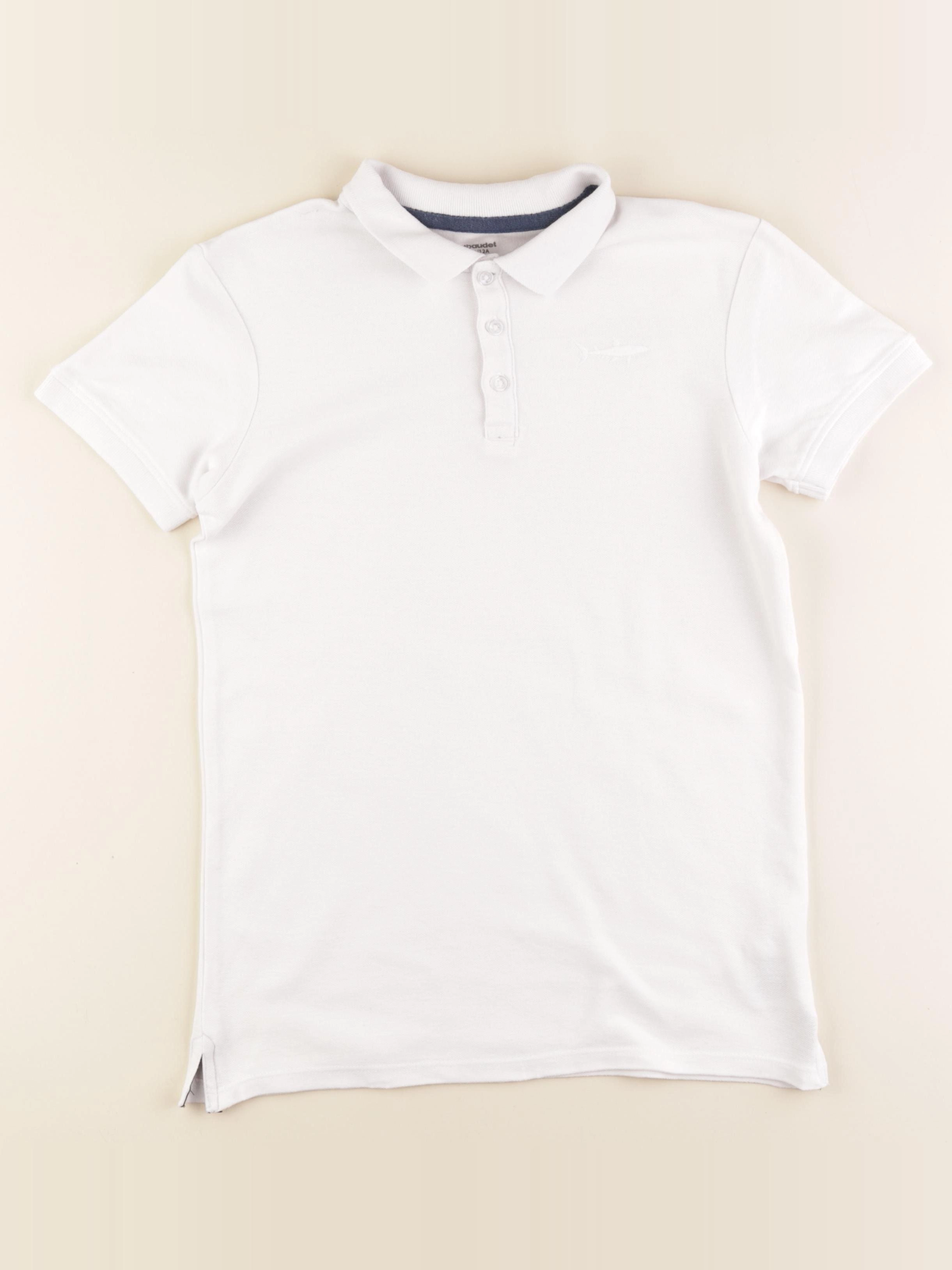 Vertbaudet - polo blanc - 12 ans