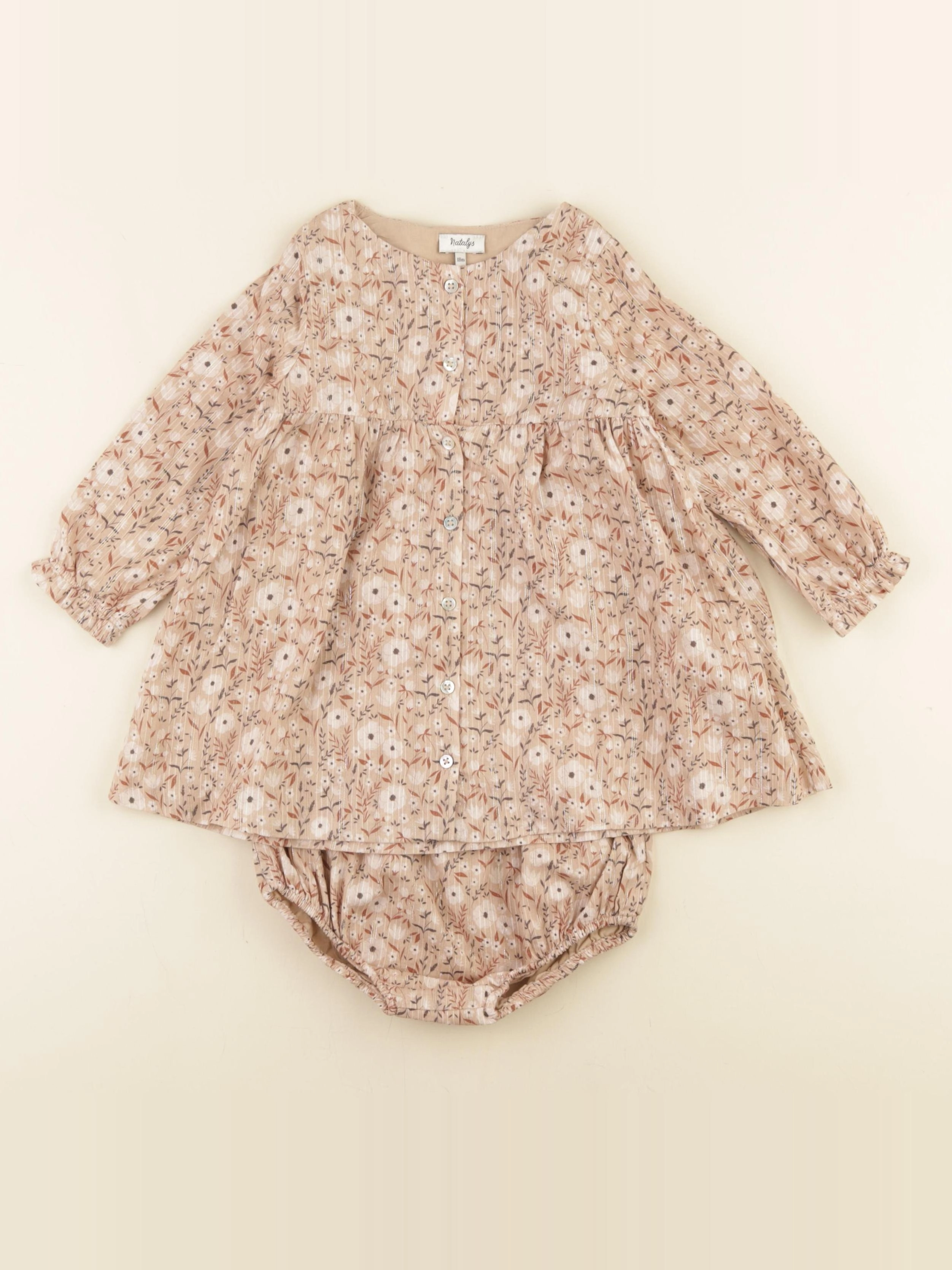 Natalys - robe multicolore - 18 mois