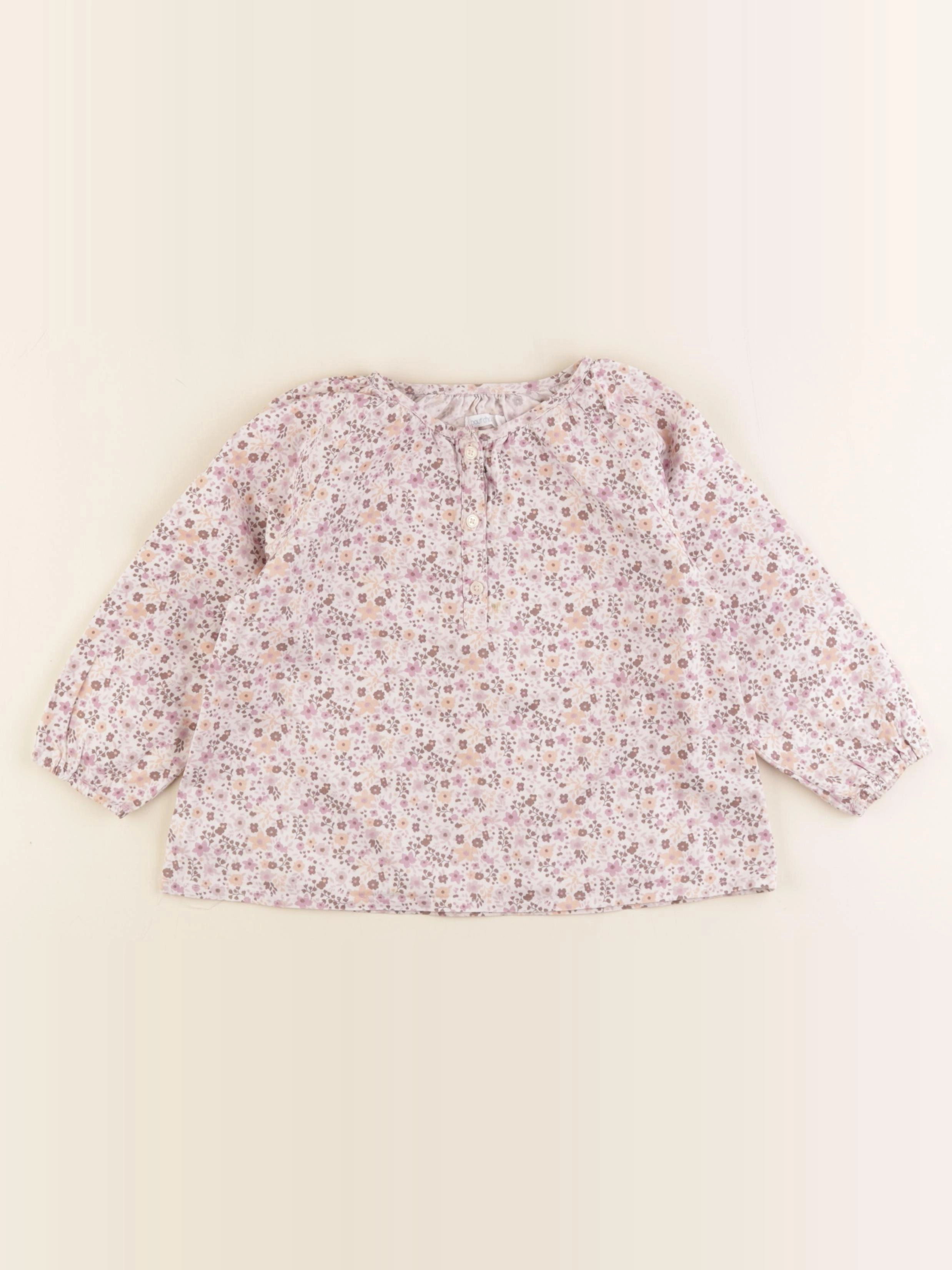 Boutchou - blouse multicolore - 24 mois