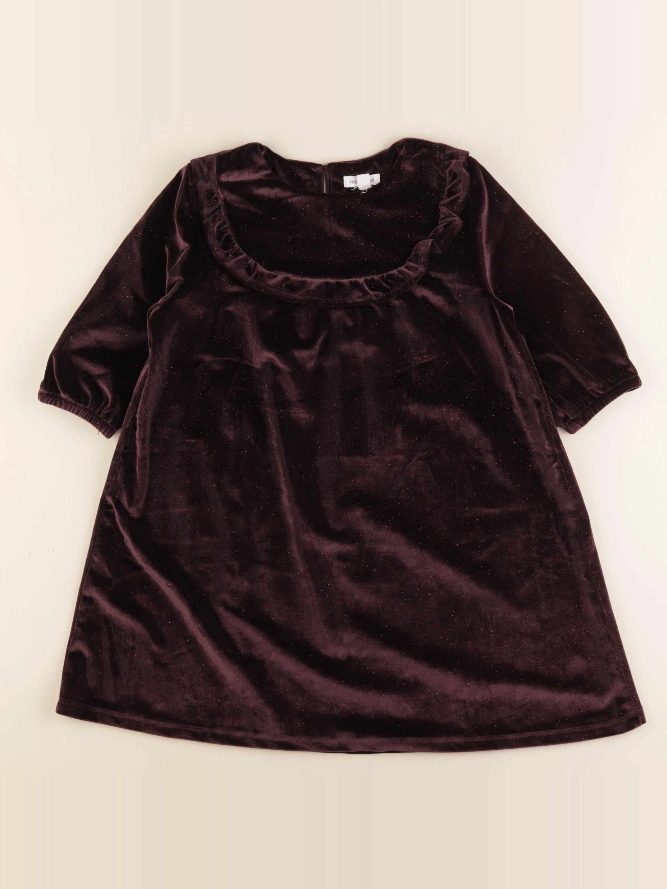 Vertbaudet - robe rouge - 6 ans