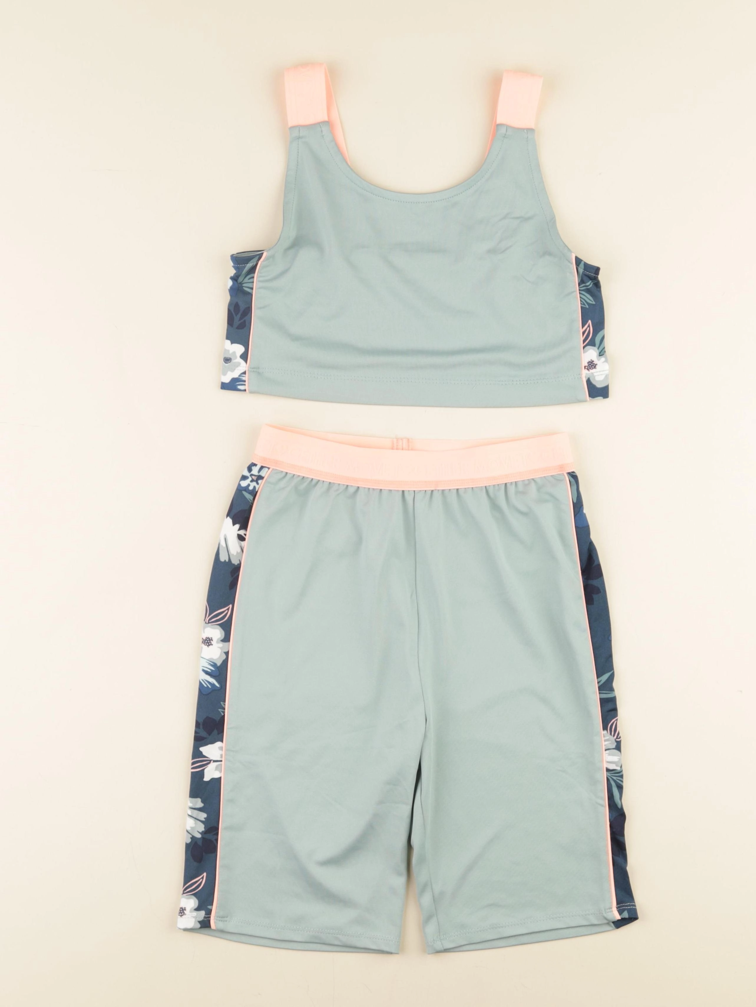 Vertbaudet - ensemble vert - 12 ans