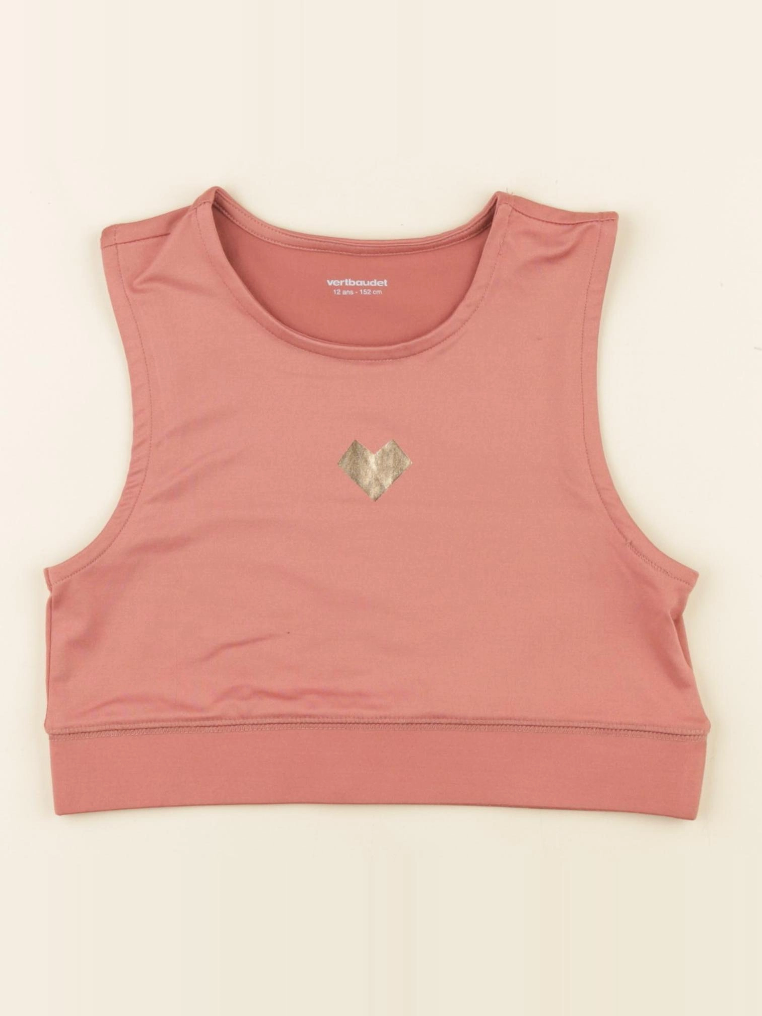 Vertbaudet - brassière de sport rose - 12 ans