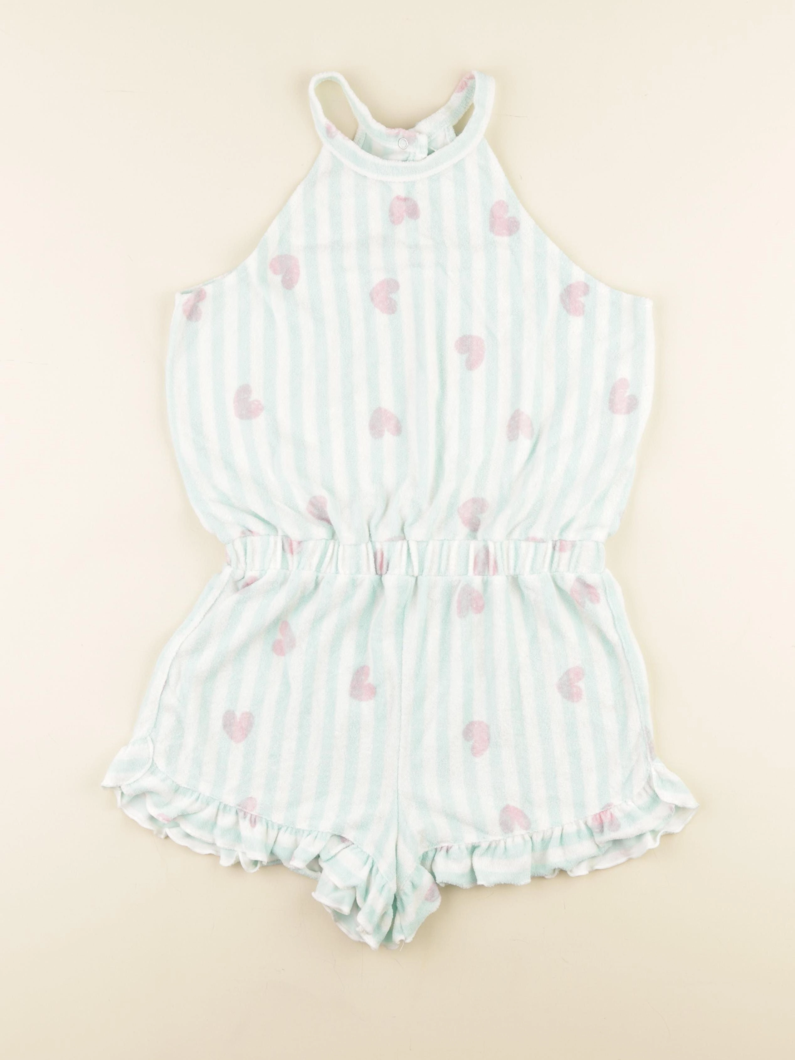 Vertbaudet - combinaison bleu, blanc - 12 ans