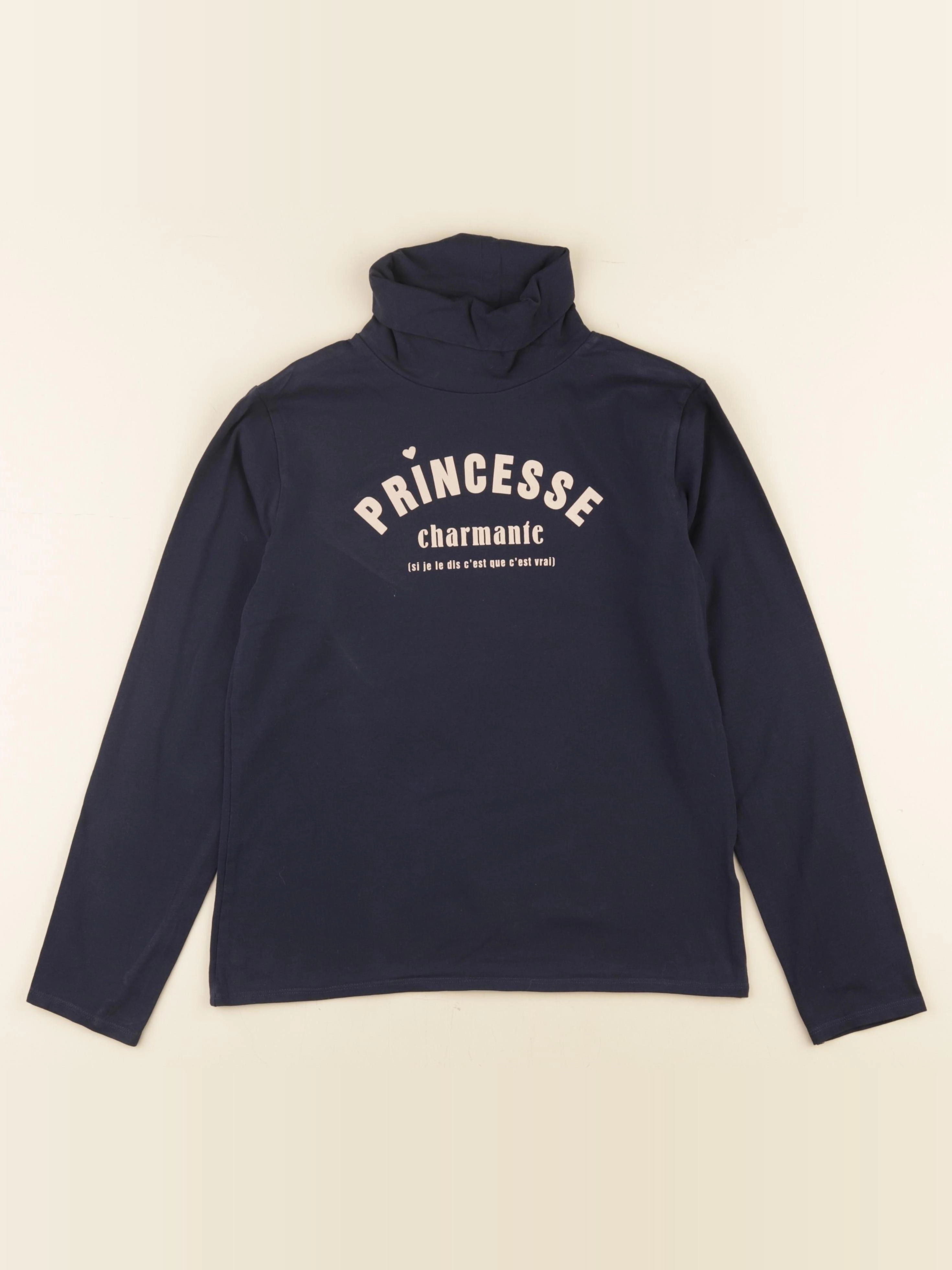 Vertbaudet - sous-pull bleu - 12 ans