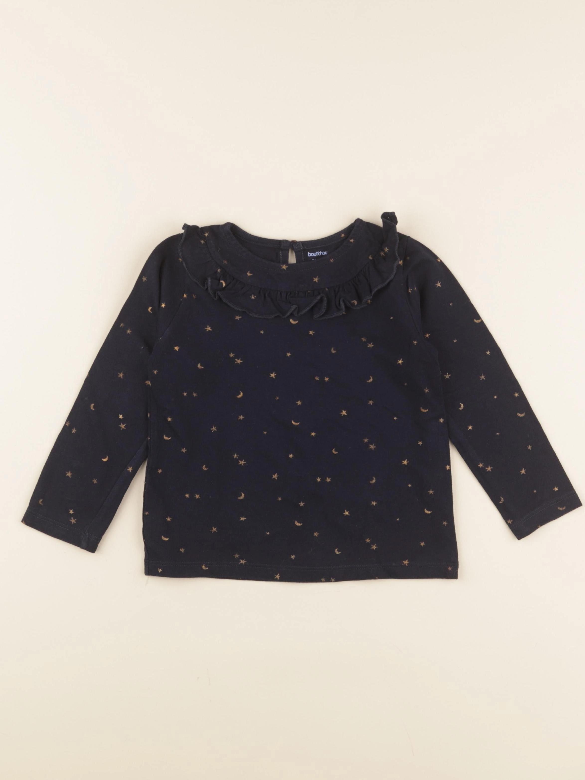 Boutchou - tee-shirt bleu - 36 mois
