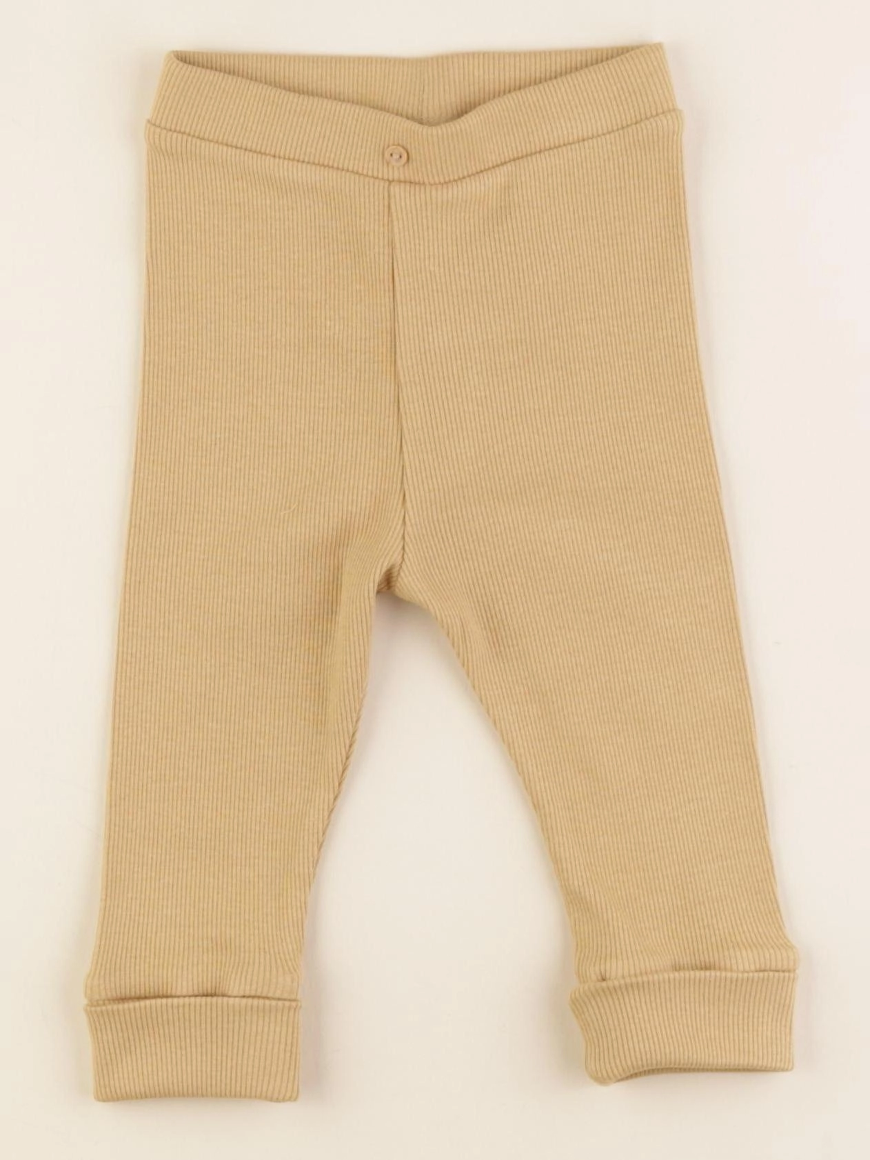 Vertbaudet - legging jaune - 12 mois